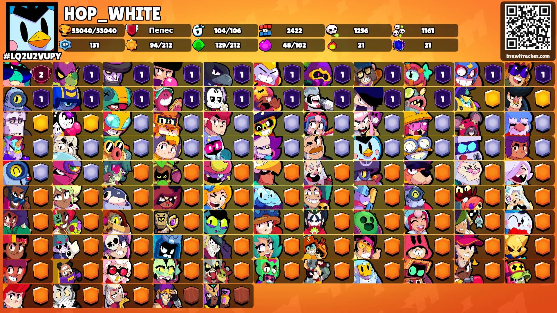 HOP_WHITE's Ranks