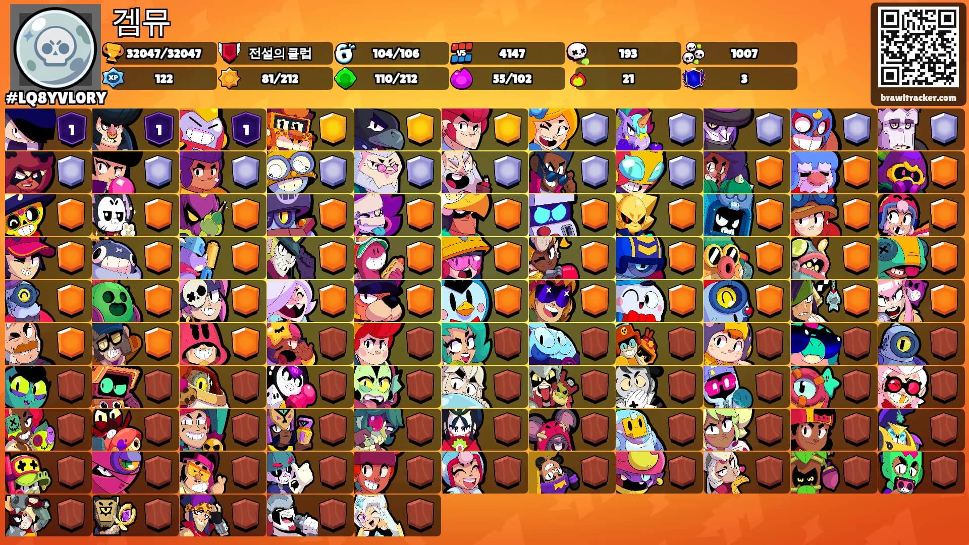 겜뮤's Ranks