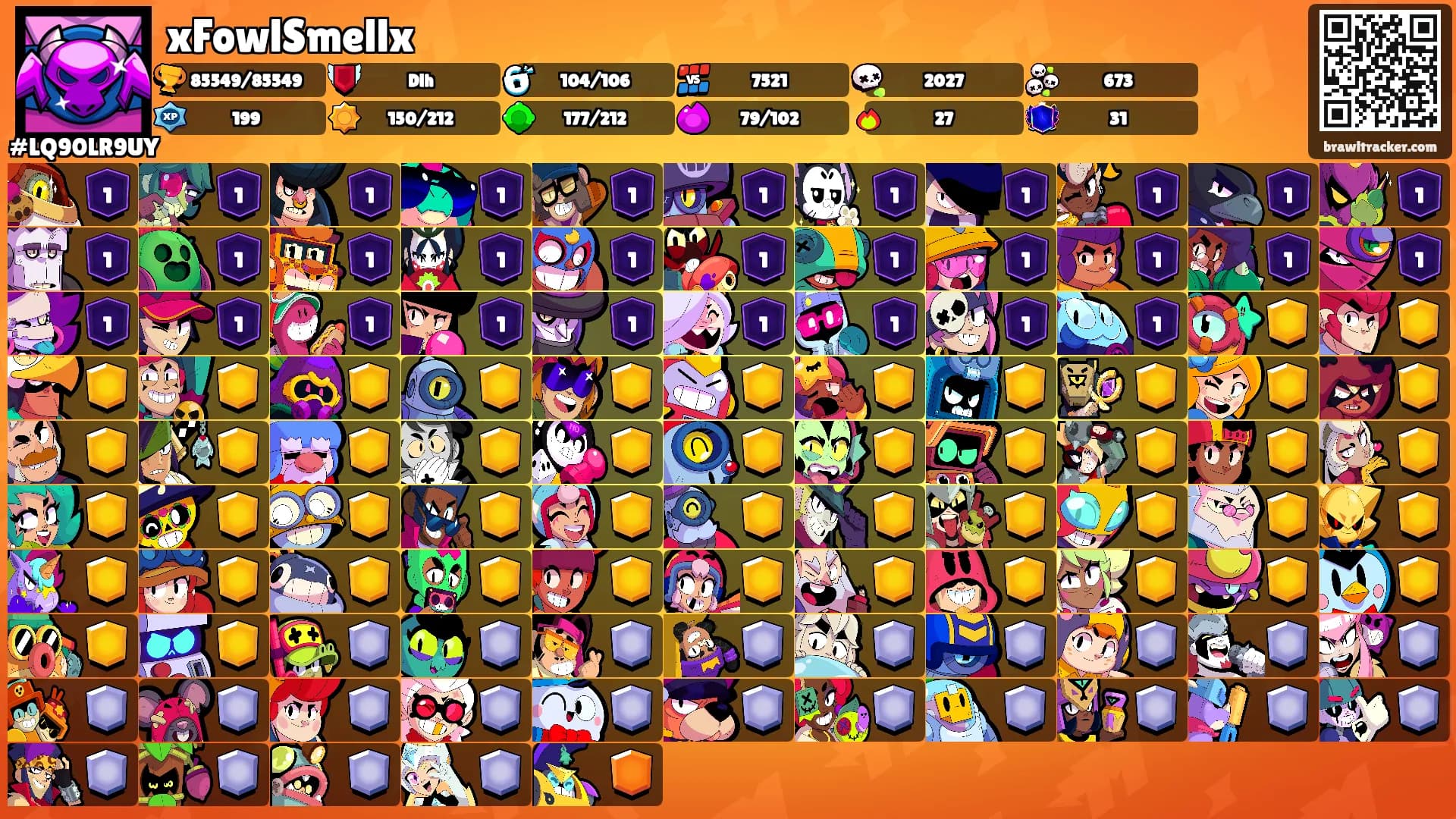 xFowlSmellx's Ranks