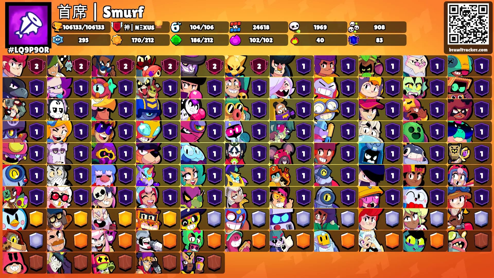 首席 | Smurf's Ranks