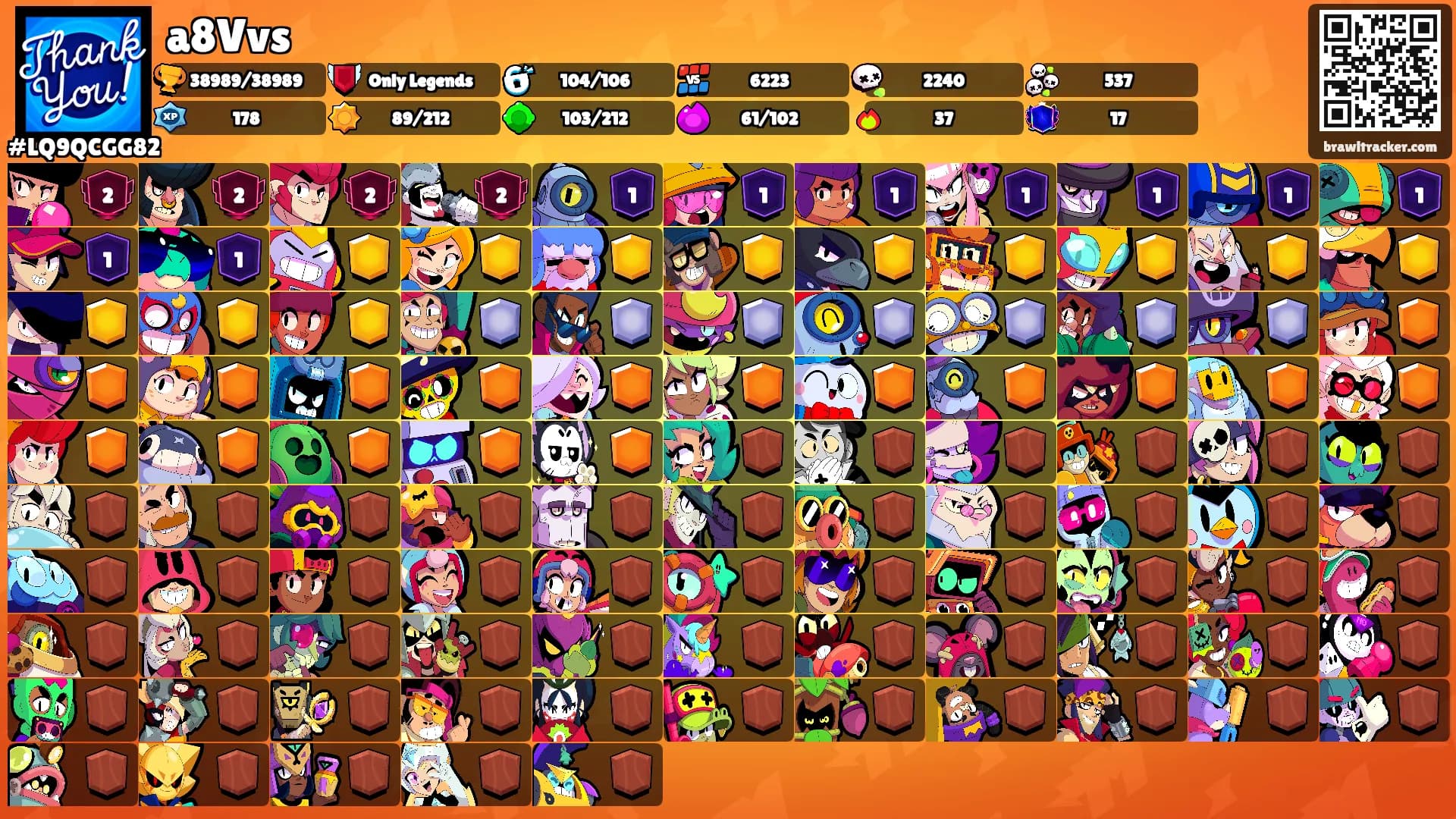 a8Vvs's Ranks