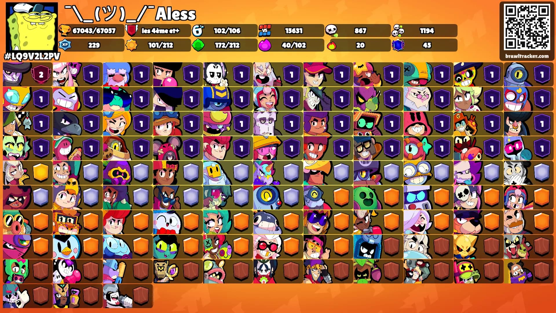 ¯\_(ツ)_/¯Aless's Ranks
