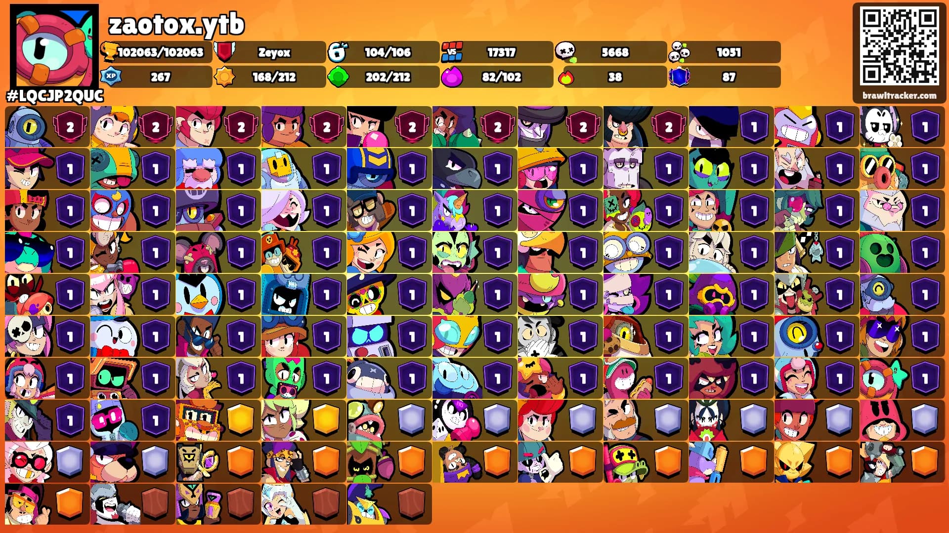 zaotox.ytb's Ranks