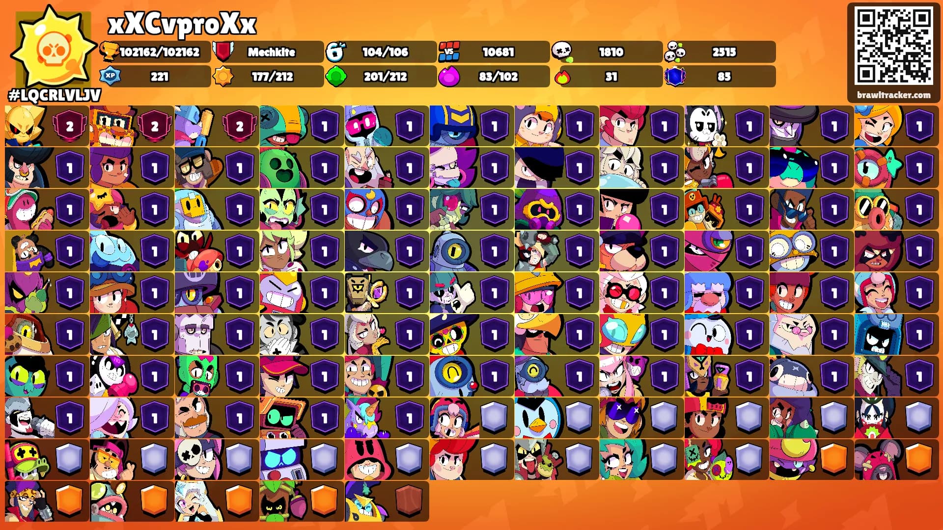 xXCvproXx's Ranks