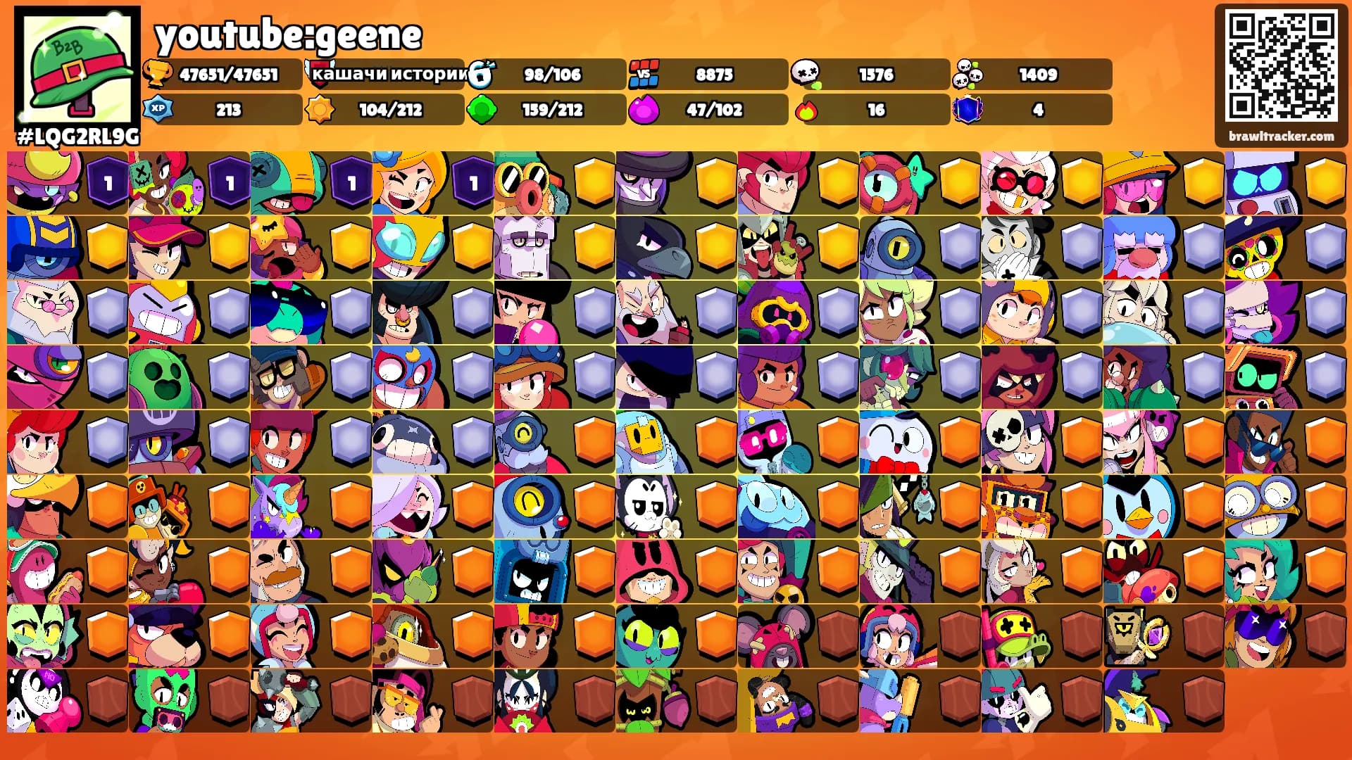 youtube:geene's Ranks