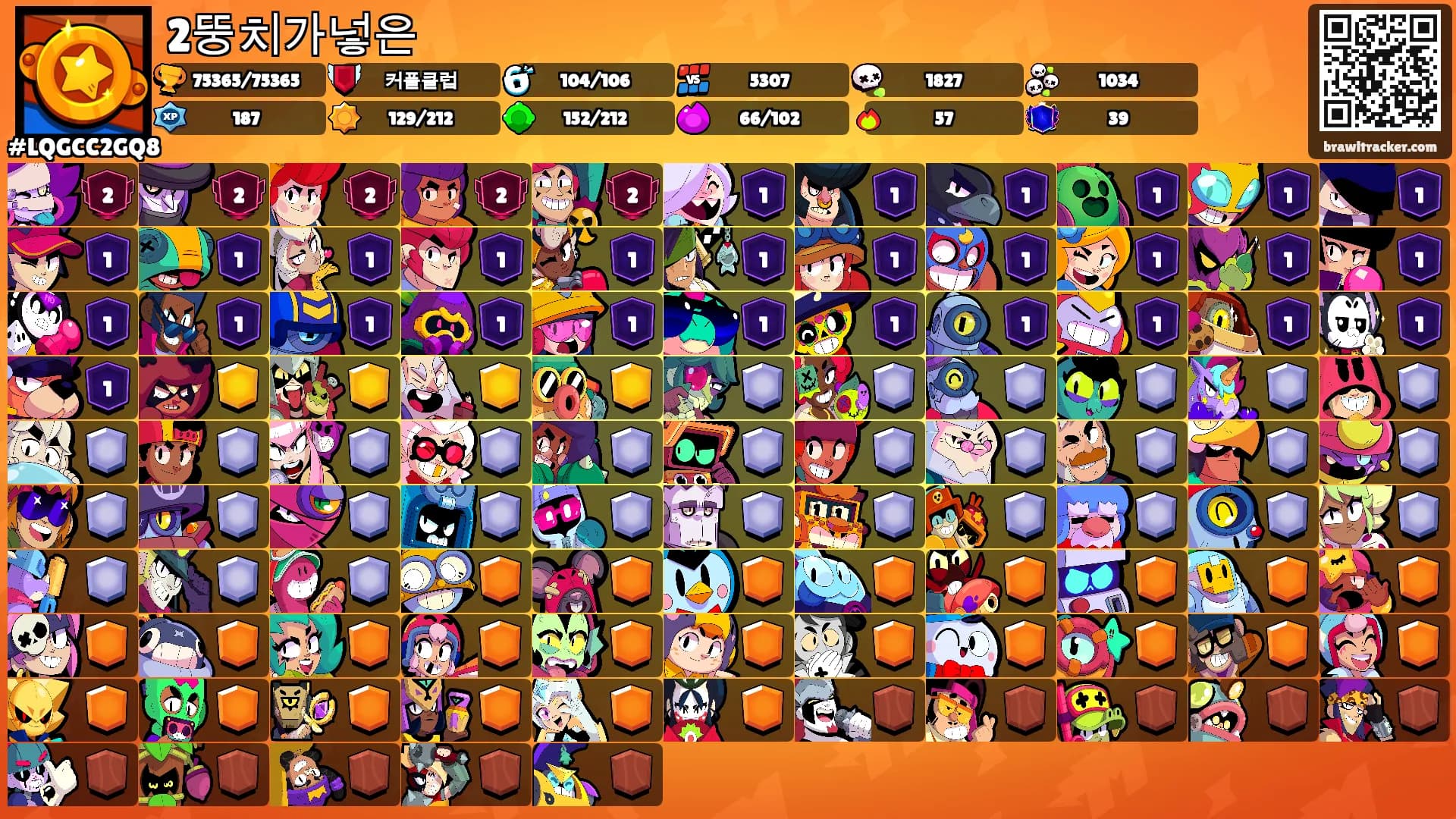 2뚱치가넣은's Ranks