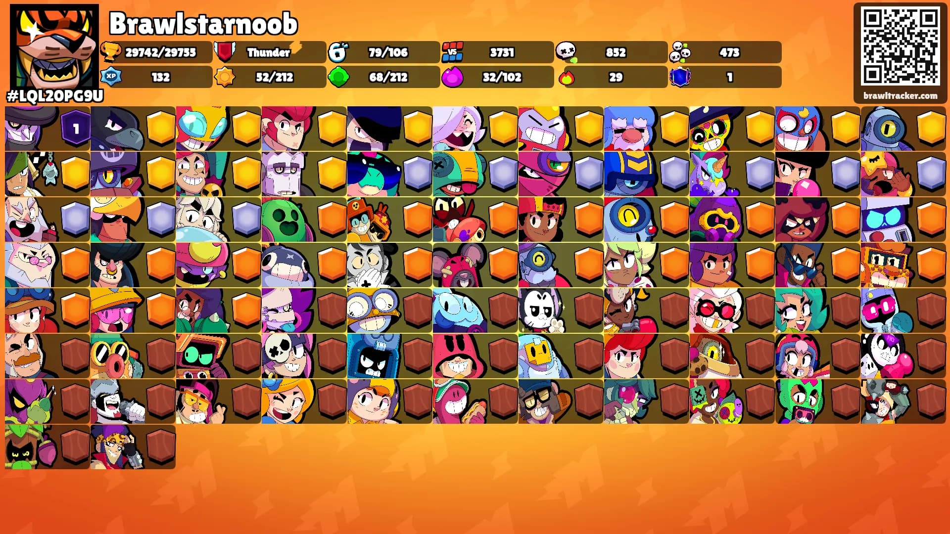 Brawlstarnoob's Ranks