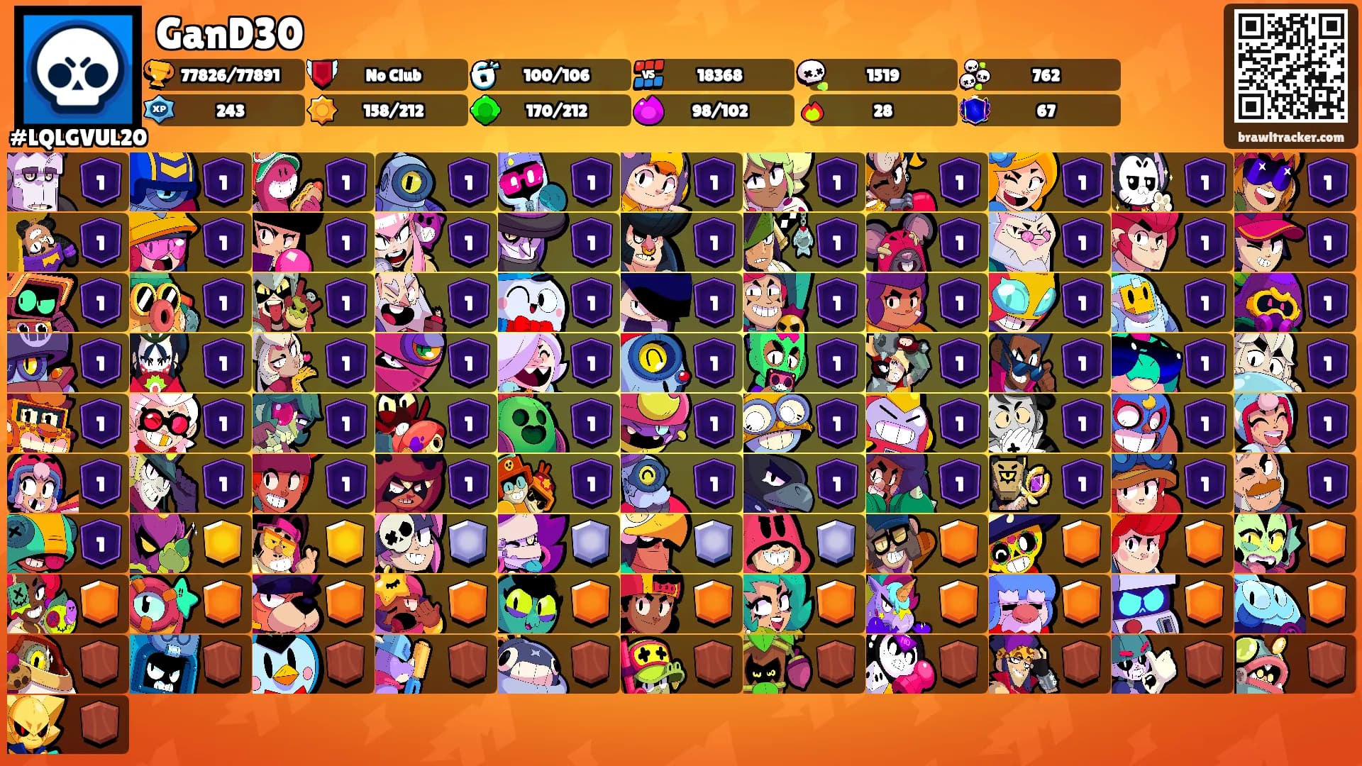 GanD30's Ranks