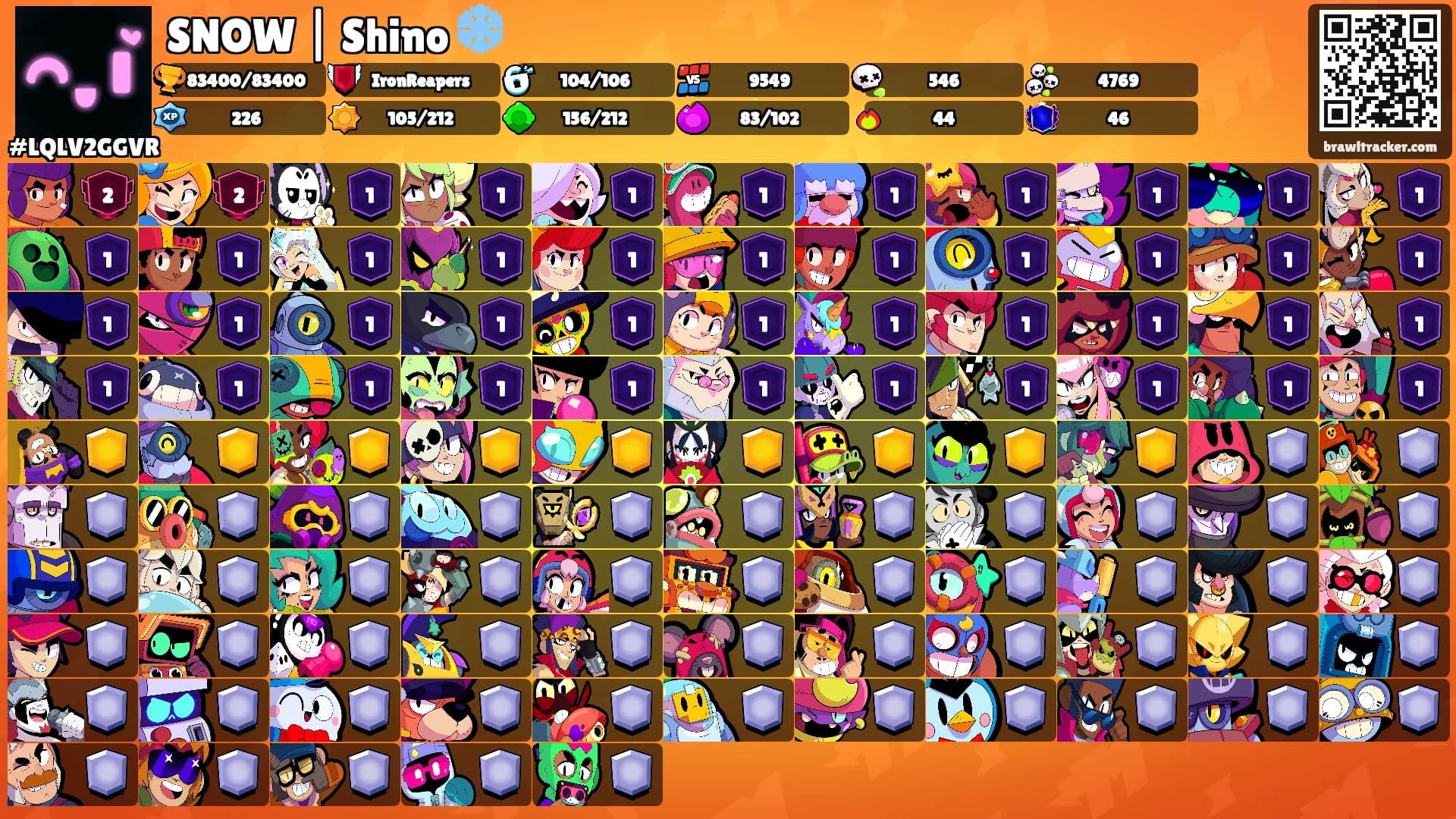 SNOW | Shino ❄️'s Ranks