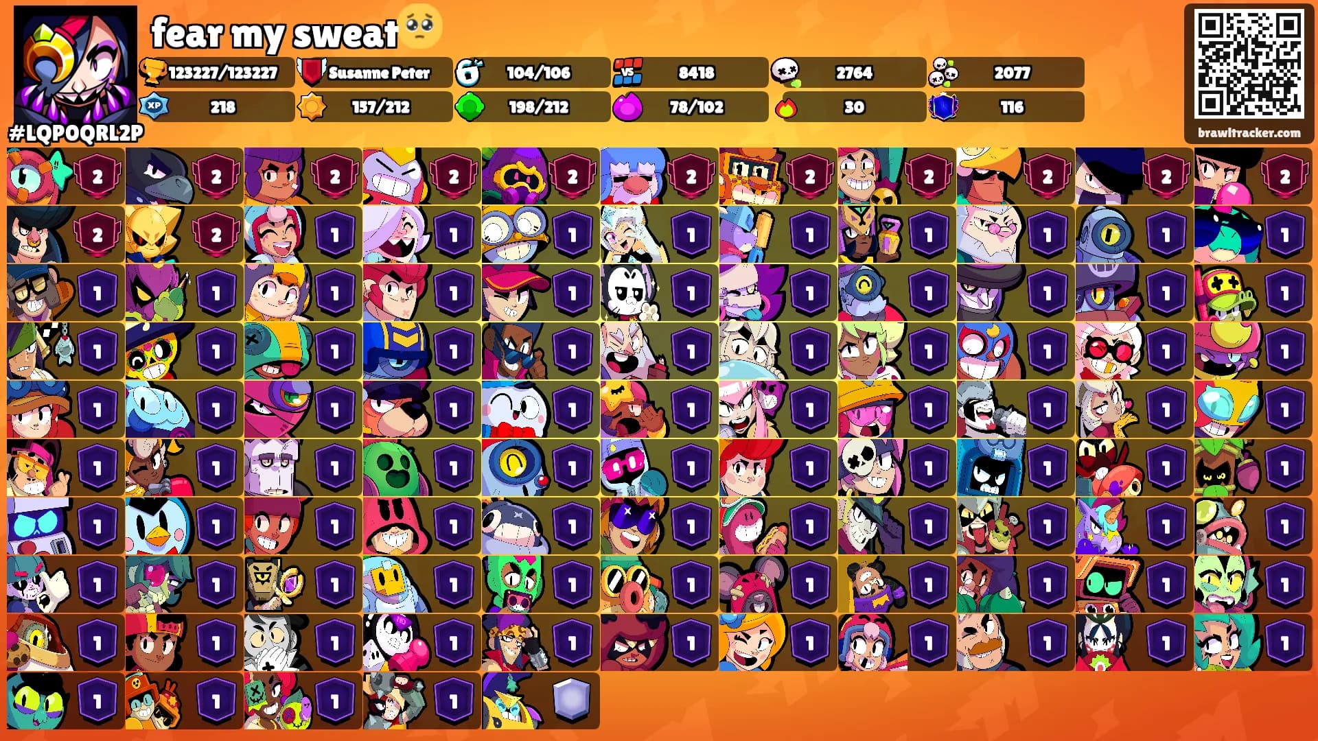 fear my sweat🥺's Ranks