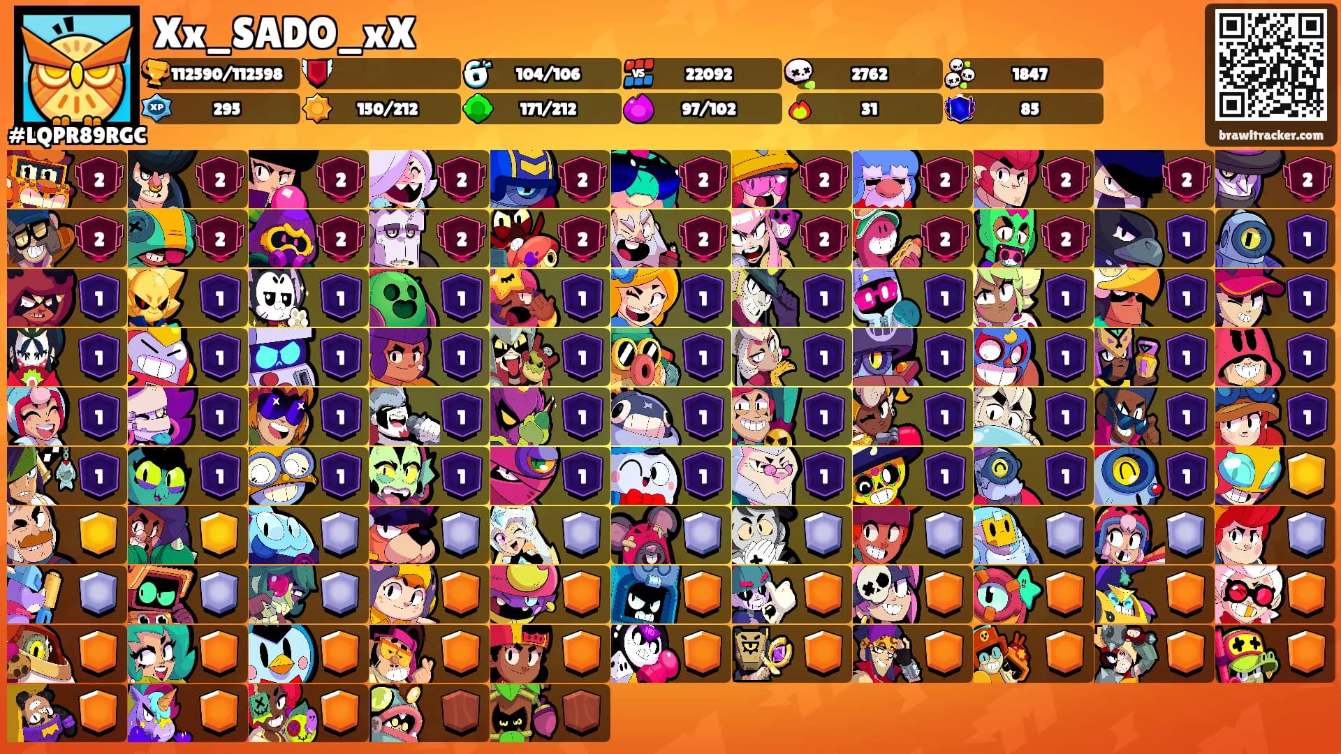 Xx_SADO_xX's Ranks