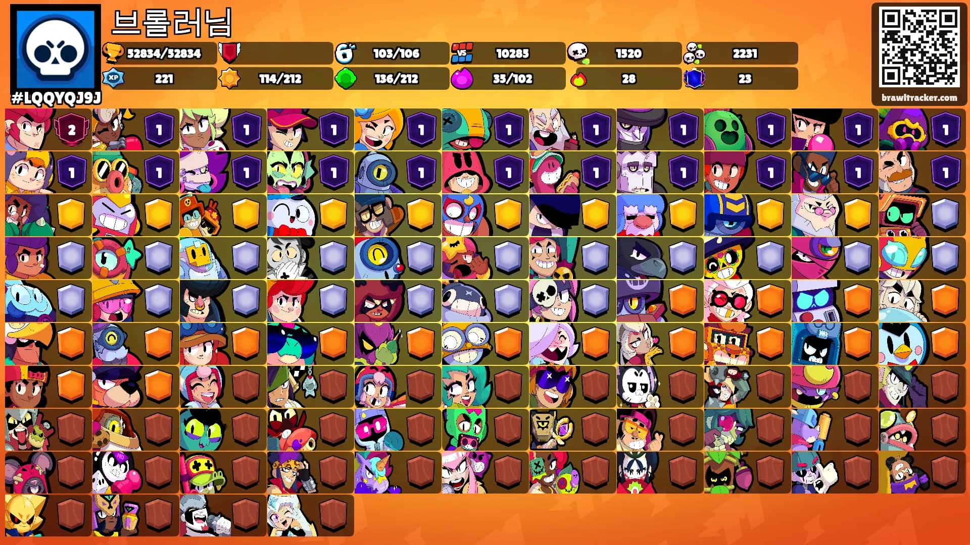 브롤러님's Ranks