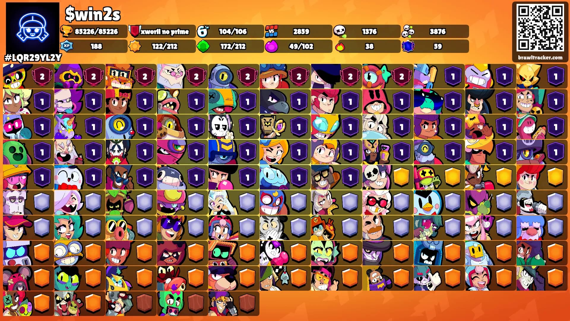 $win2s's Ranks