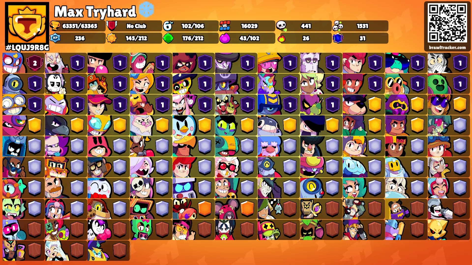 Max Tryhard ❄️'s Ranks
