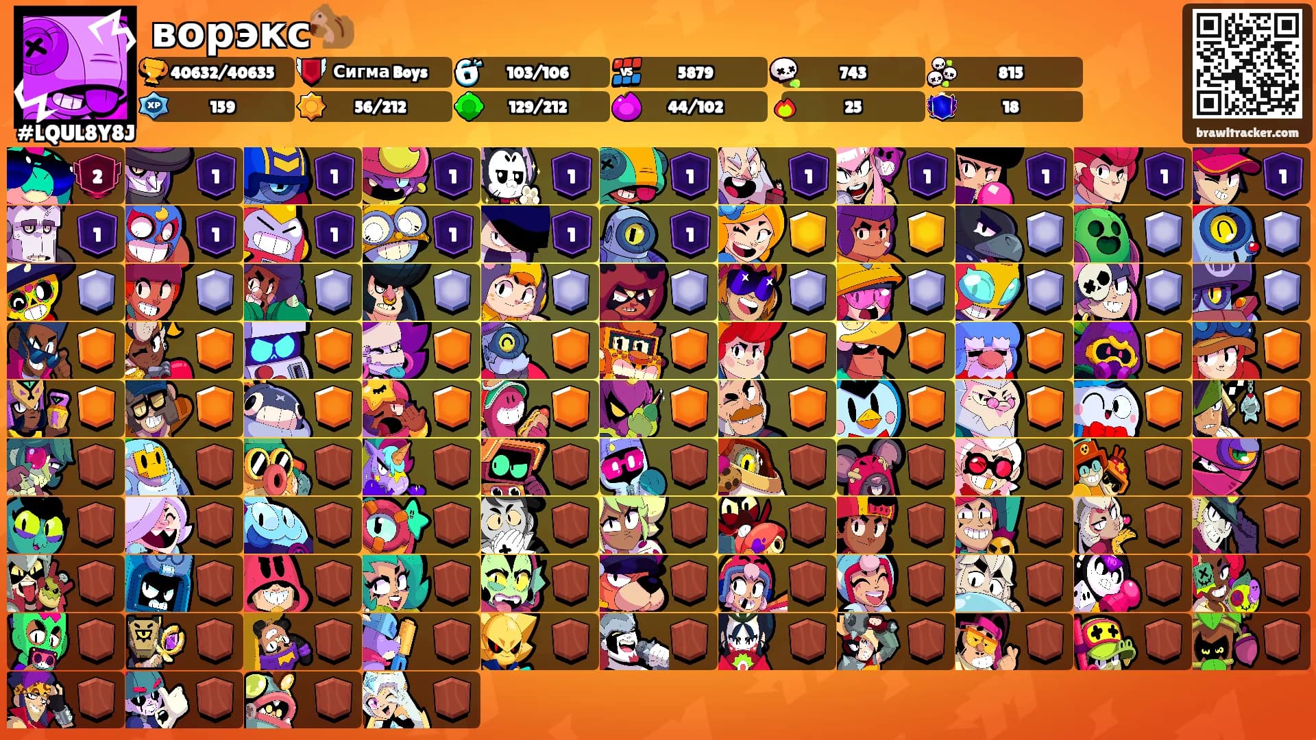ворэкс🐿️'s Ranks