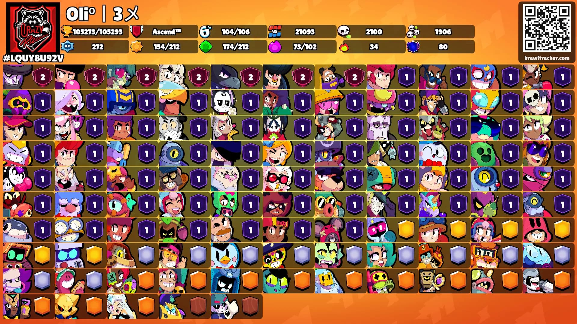 Oli°丨3メ's Ranks