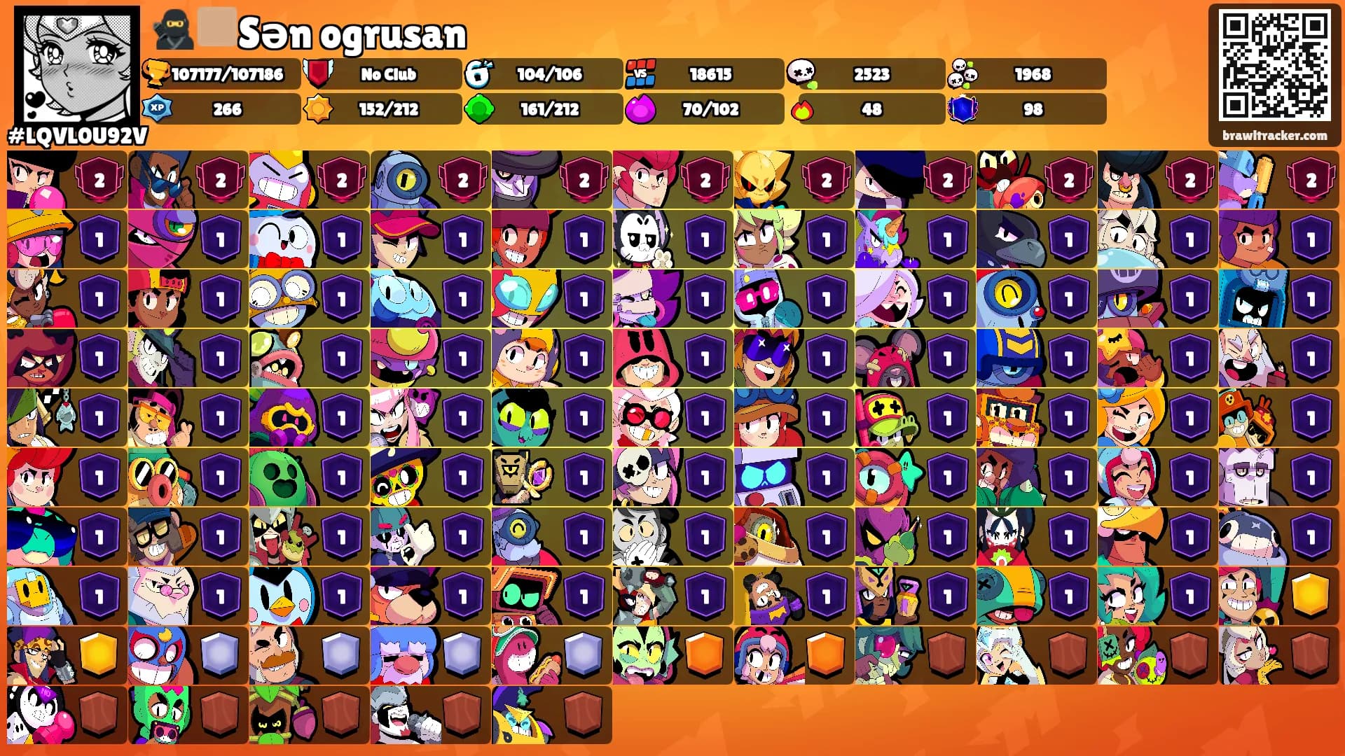 🥷🏽Sən ogrusan's Ranks