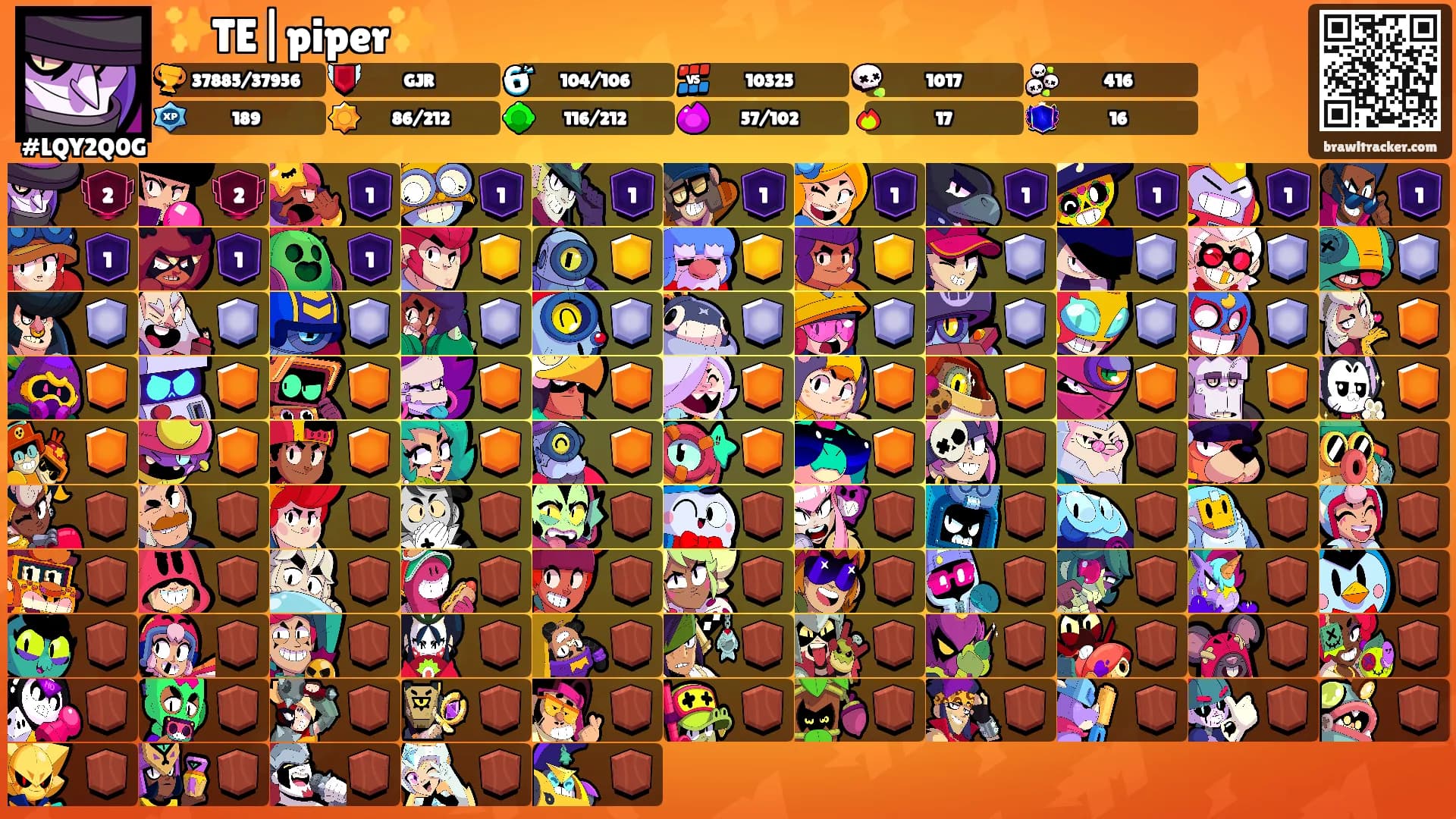 ✨TE|piper✨'s Ranks