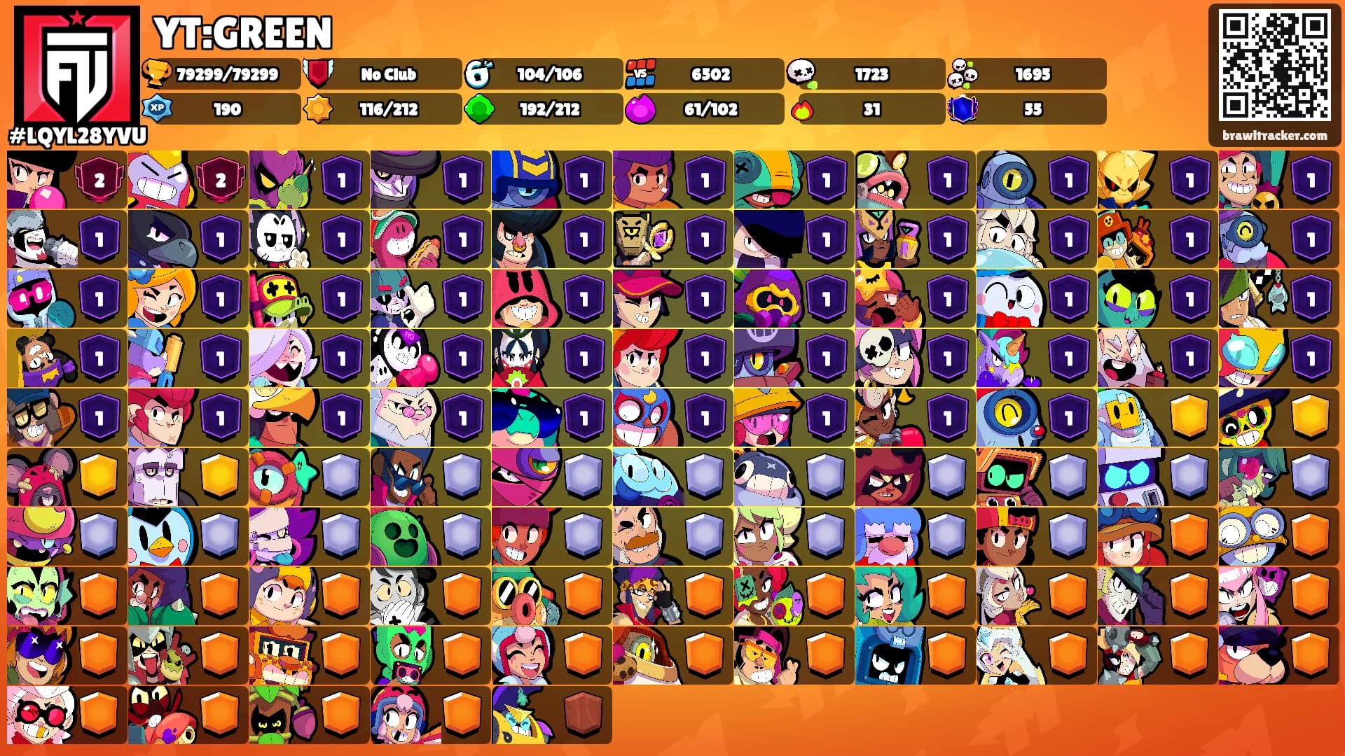YT:GREEN's Ranks