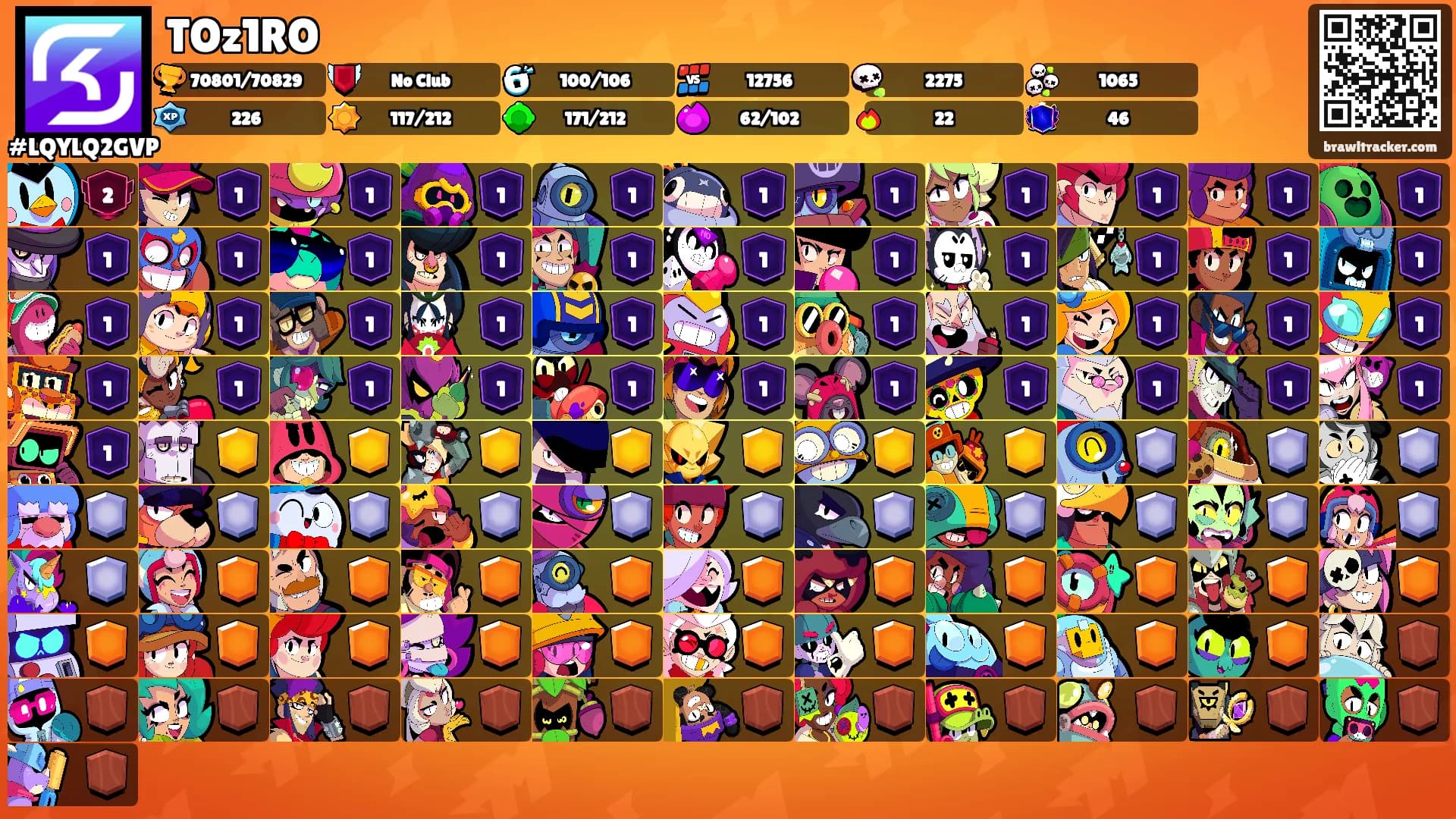 TOz1RO's Ranks