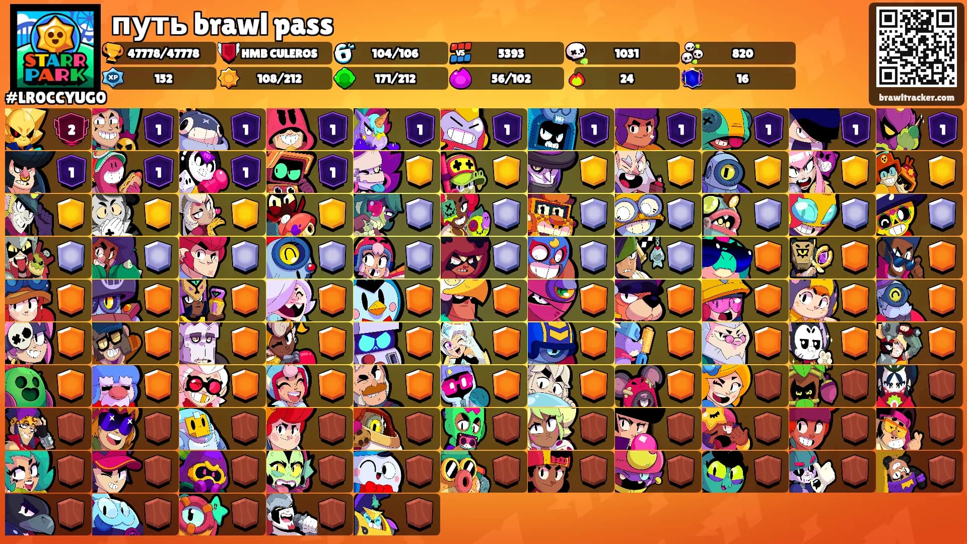 путь brawl pass's Ranks