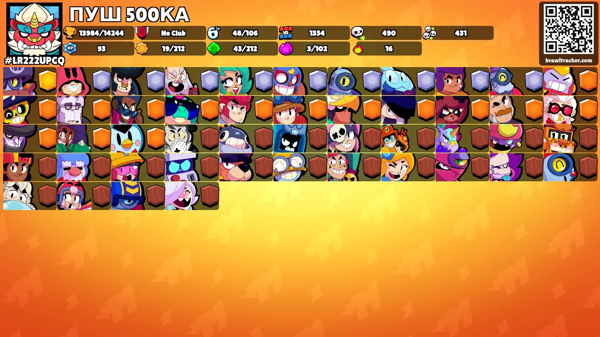 ПУШ 500КА's Ranks