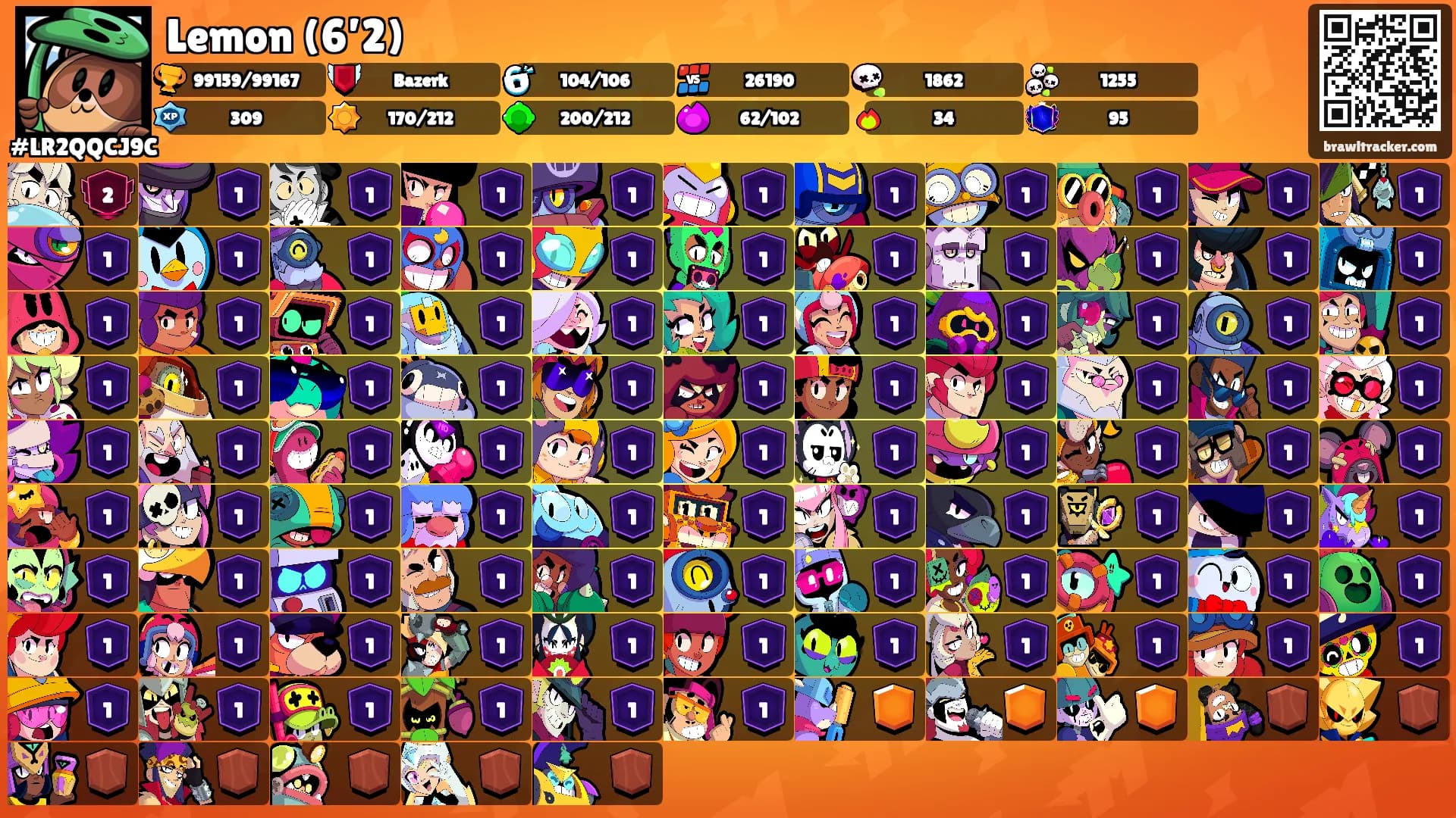 Lemon (6’2)'s Ranks
