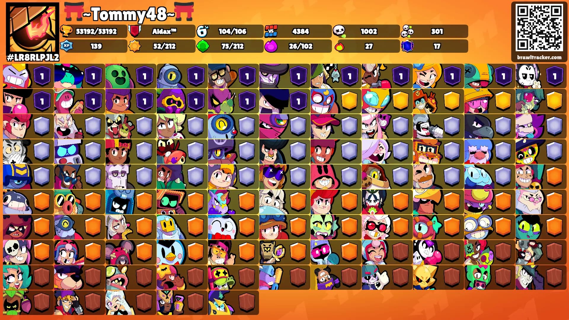⛩️~Tommy48~⛩️'s Ranks