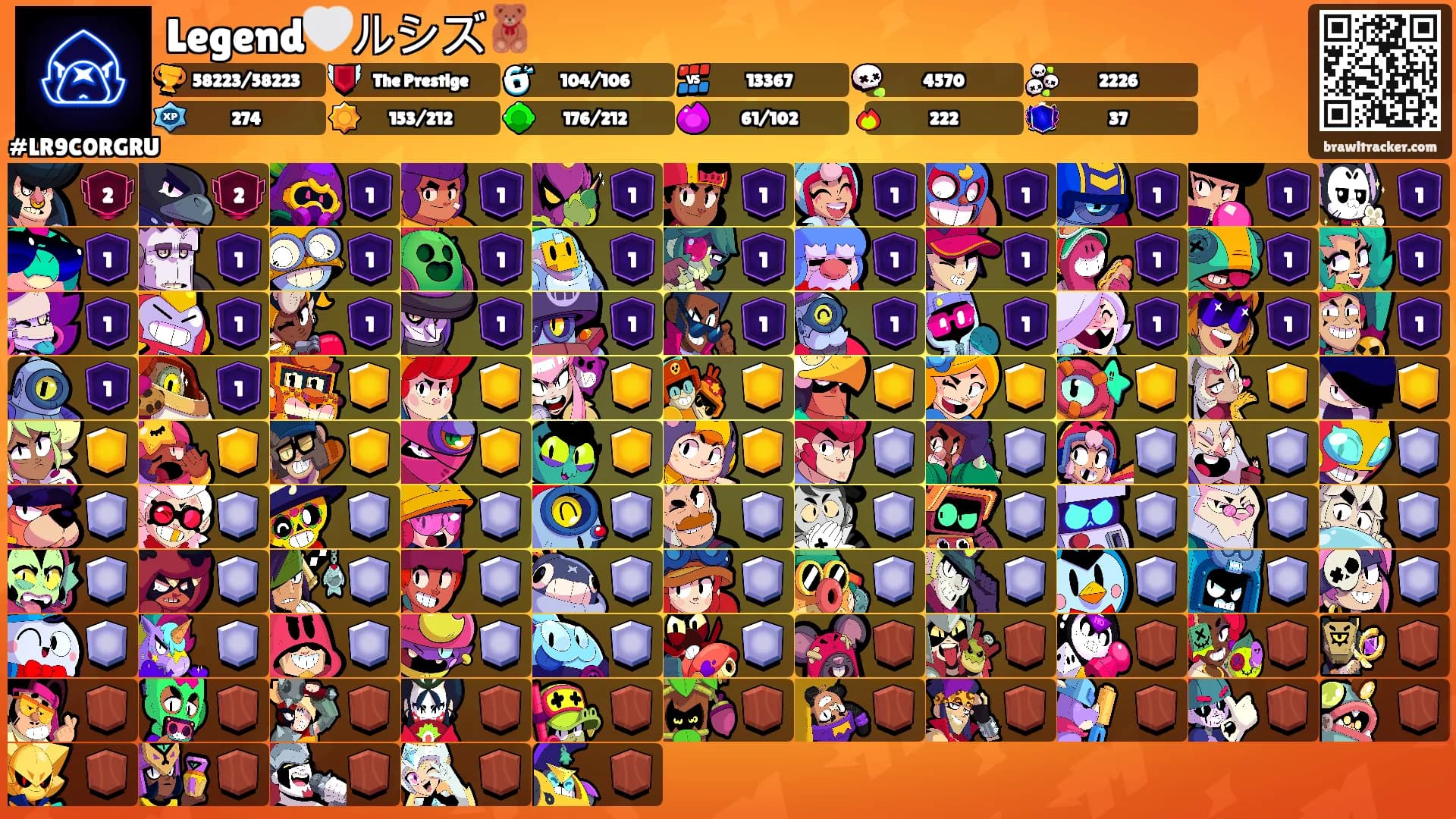 Legend🤍ルシズ🧸's Ranks