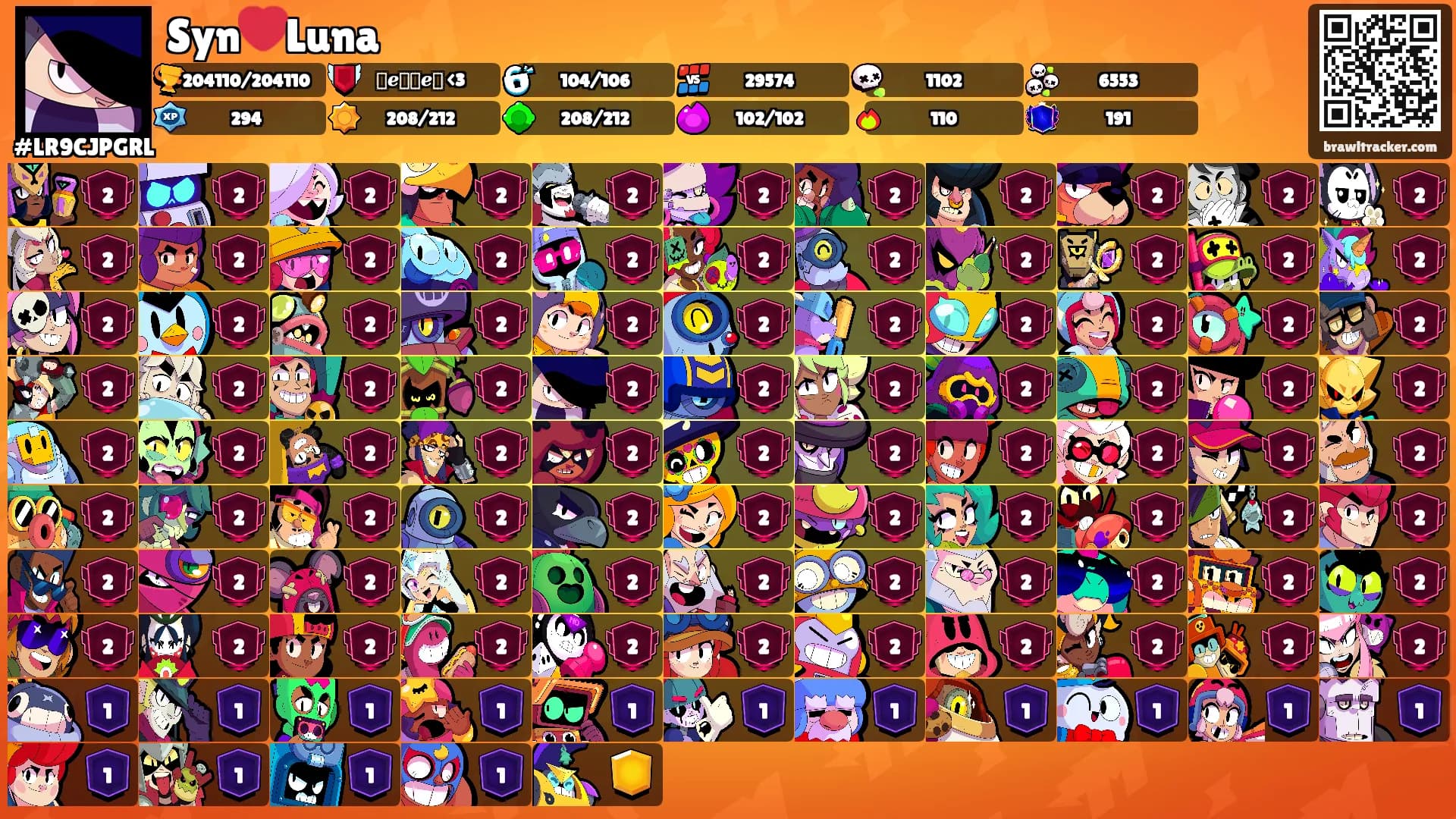 Syn❤️Luna's Ranks