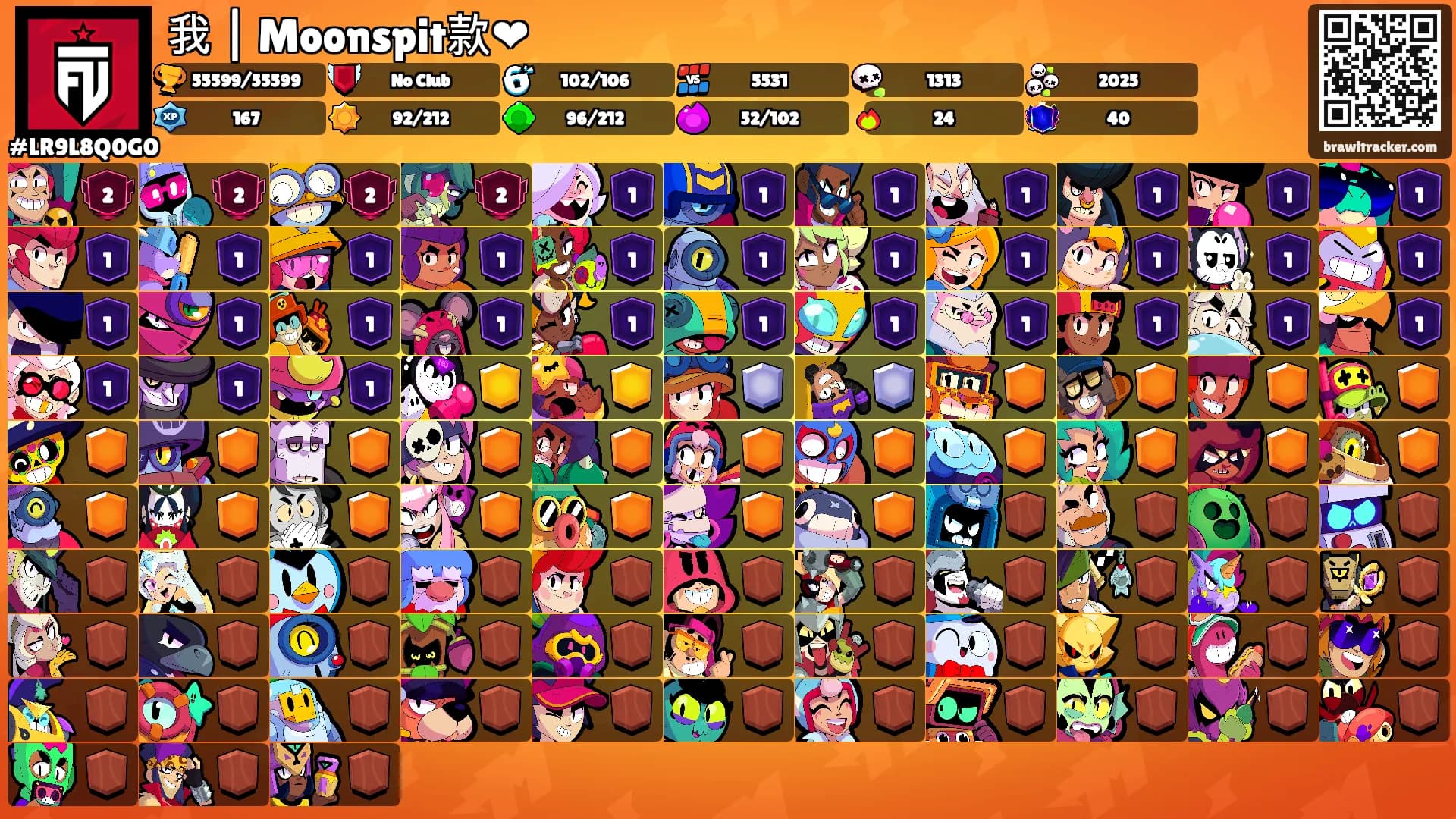 我 | Moonspit款❤'s Ranks