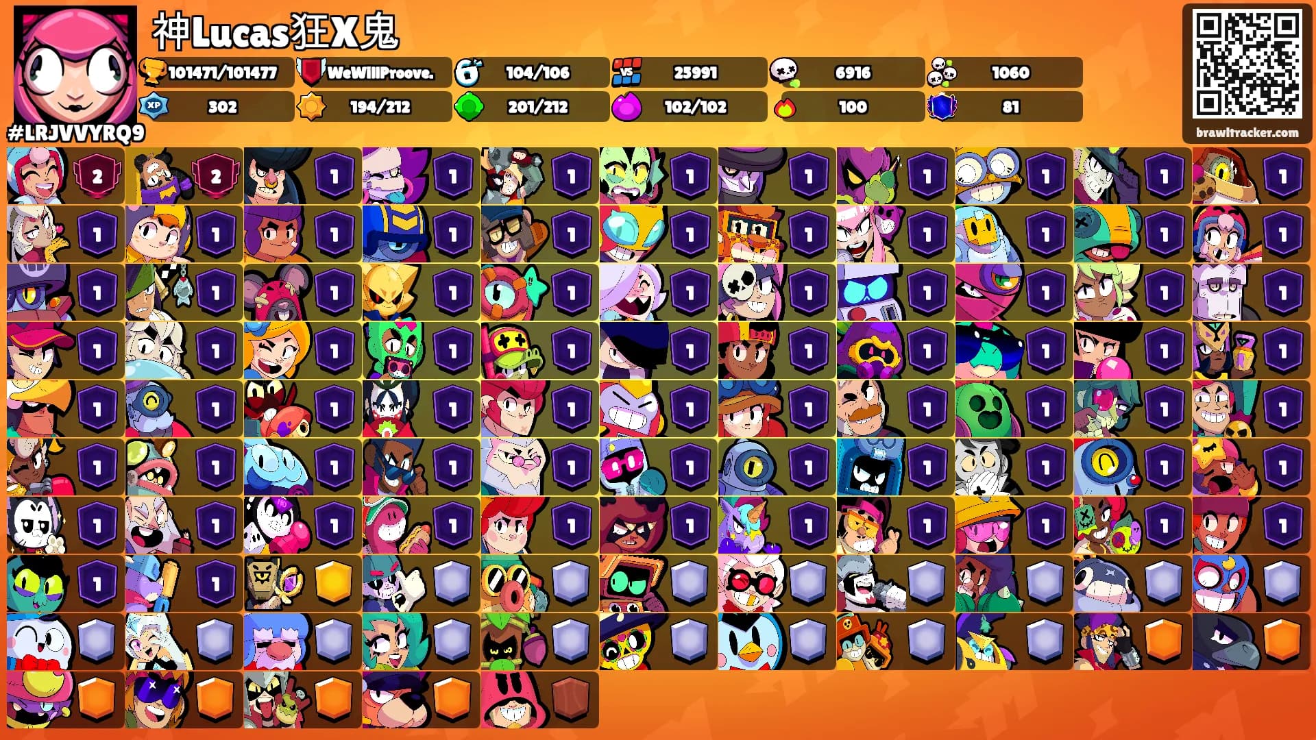神Lucas狂X鬼's Ranks