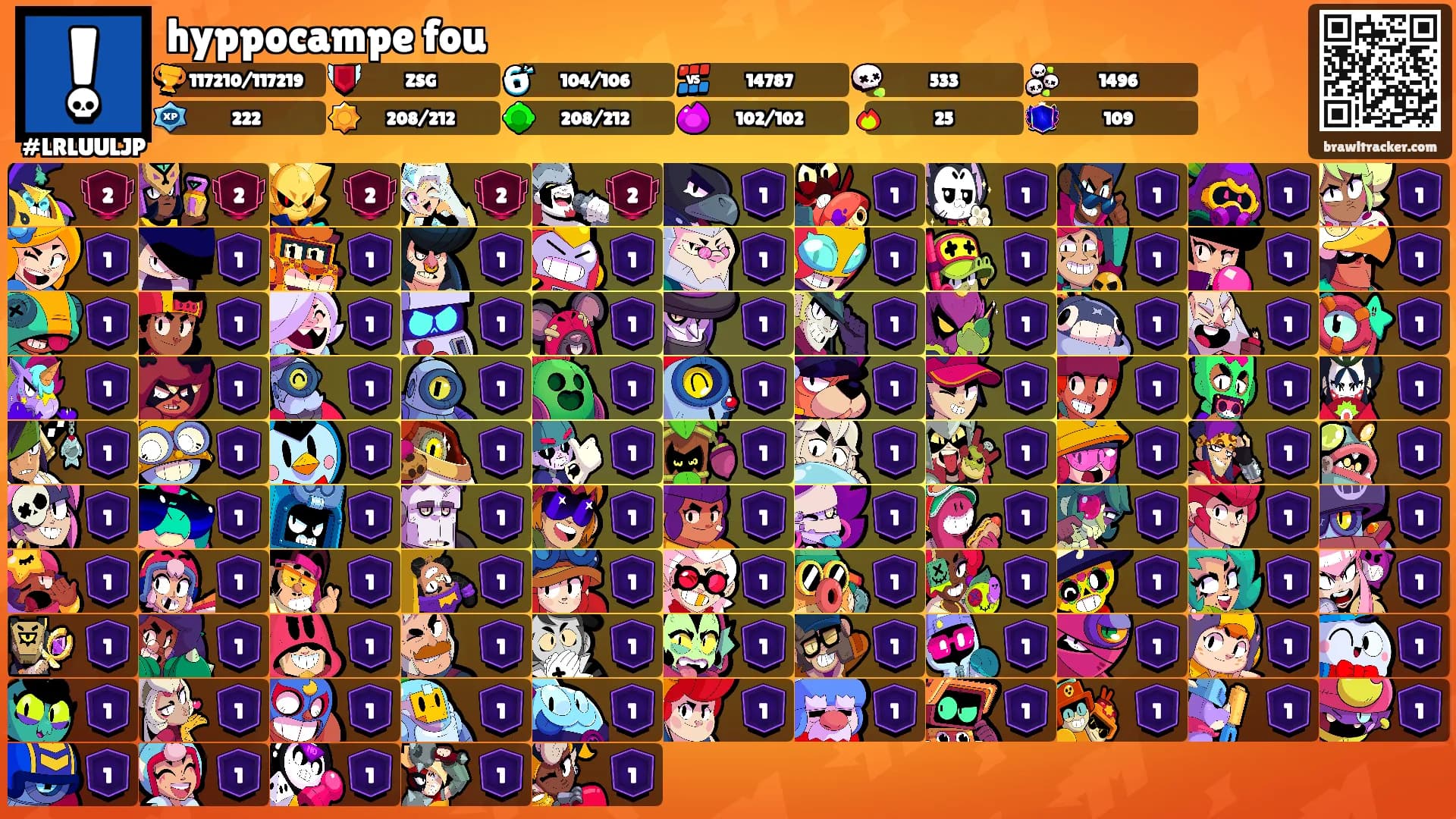 hyppocampe fou's Ranks