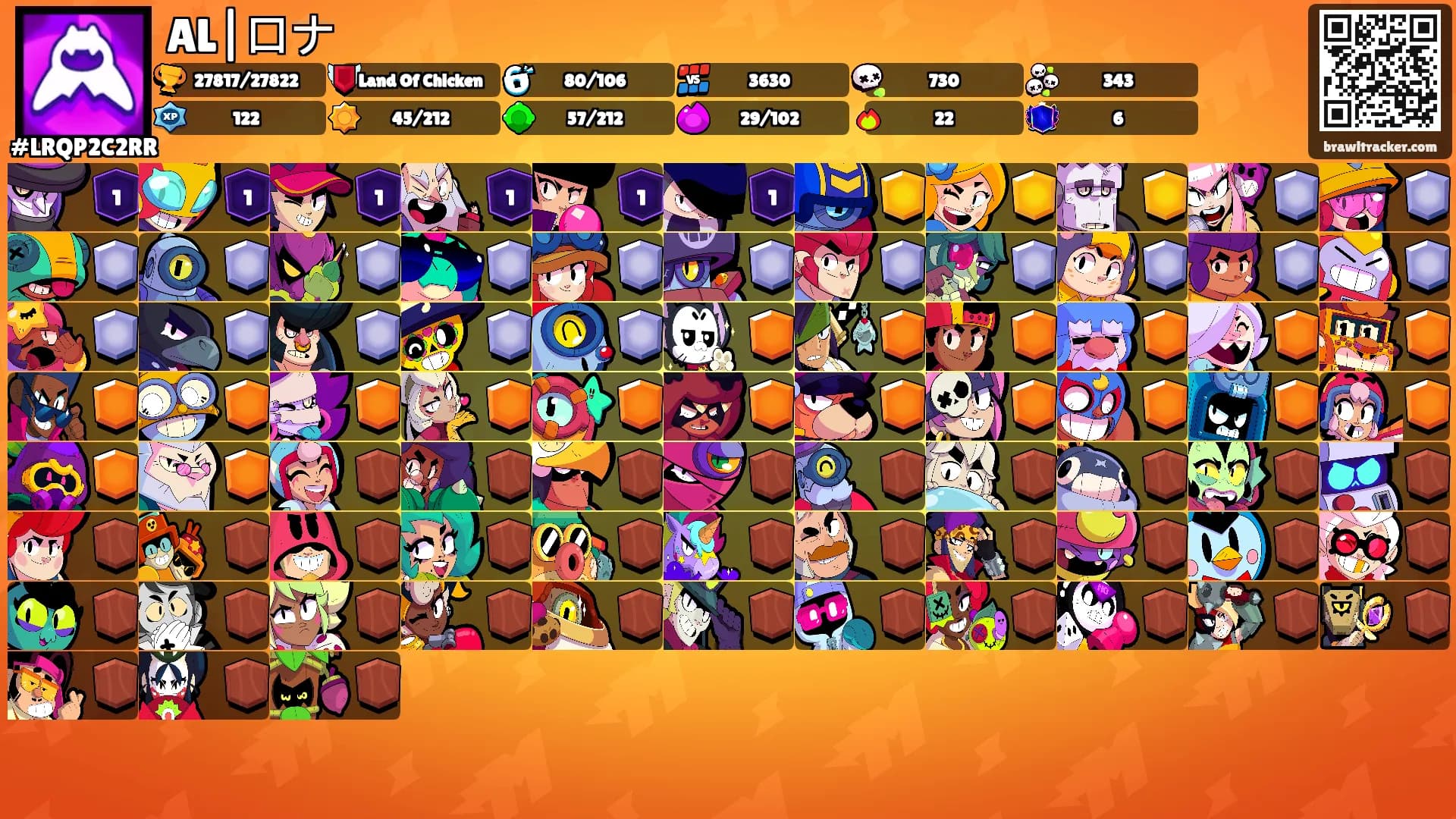 AL|ロナ's Ranks