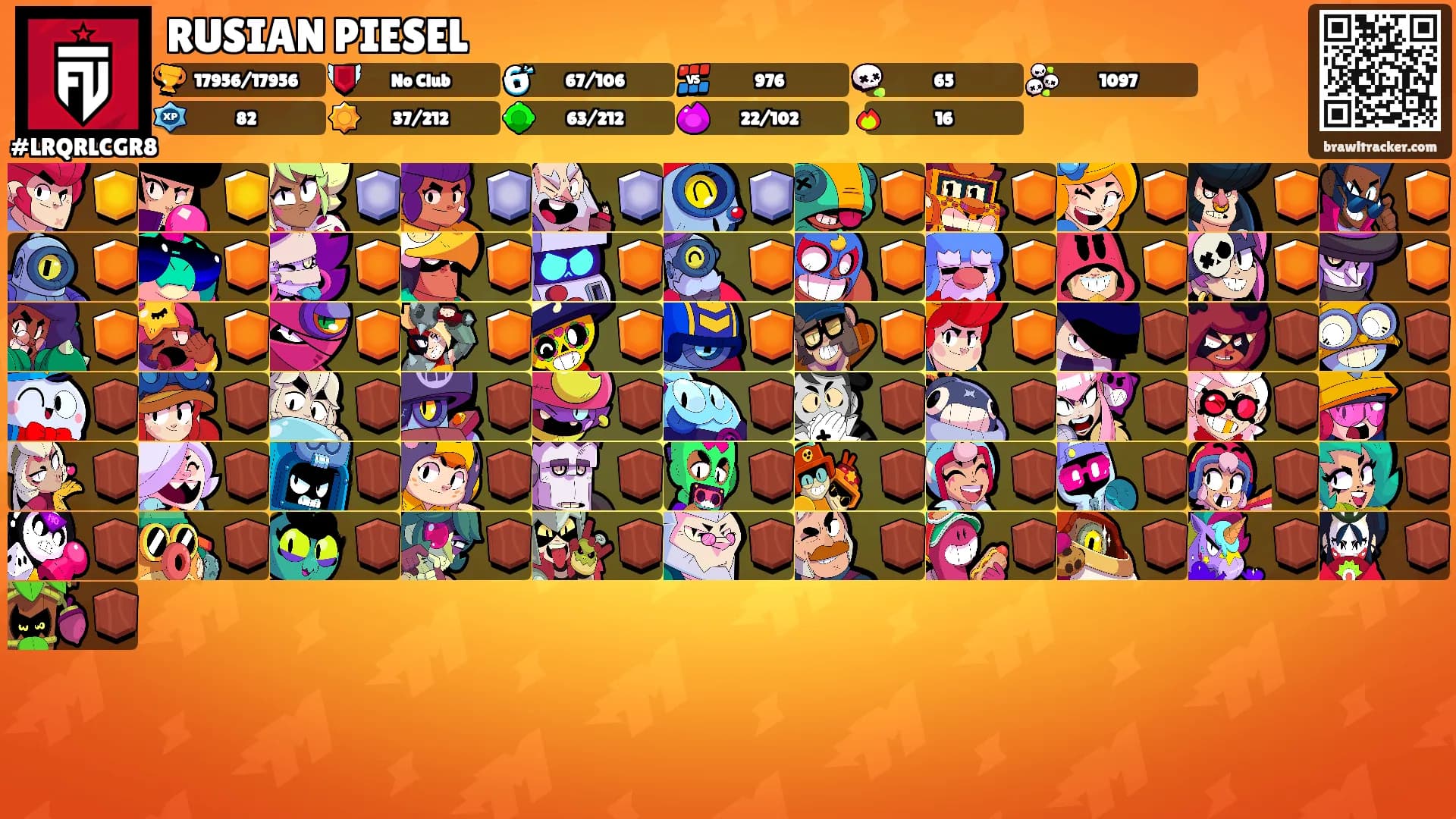 RUSIAN PIESEL's Ranks