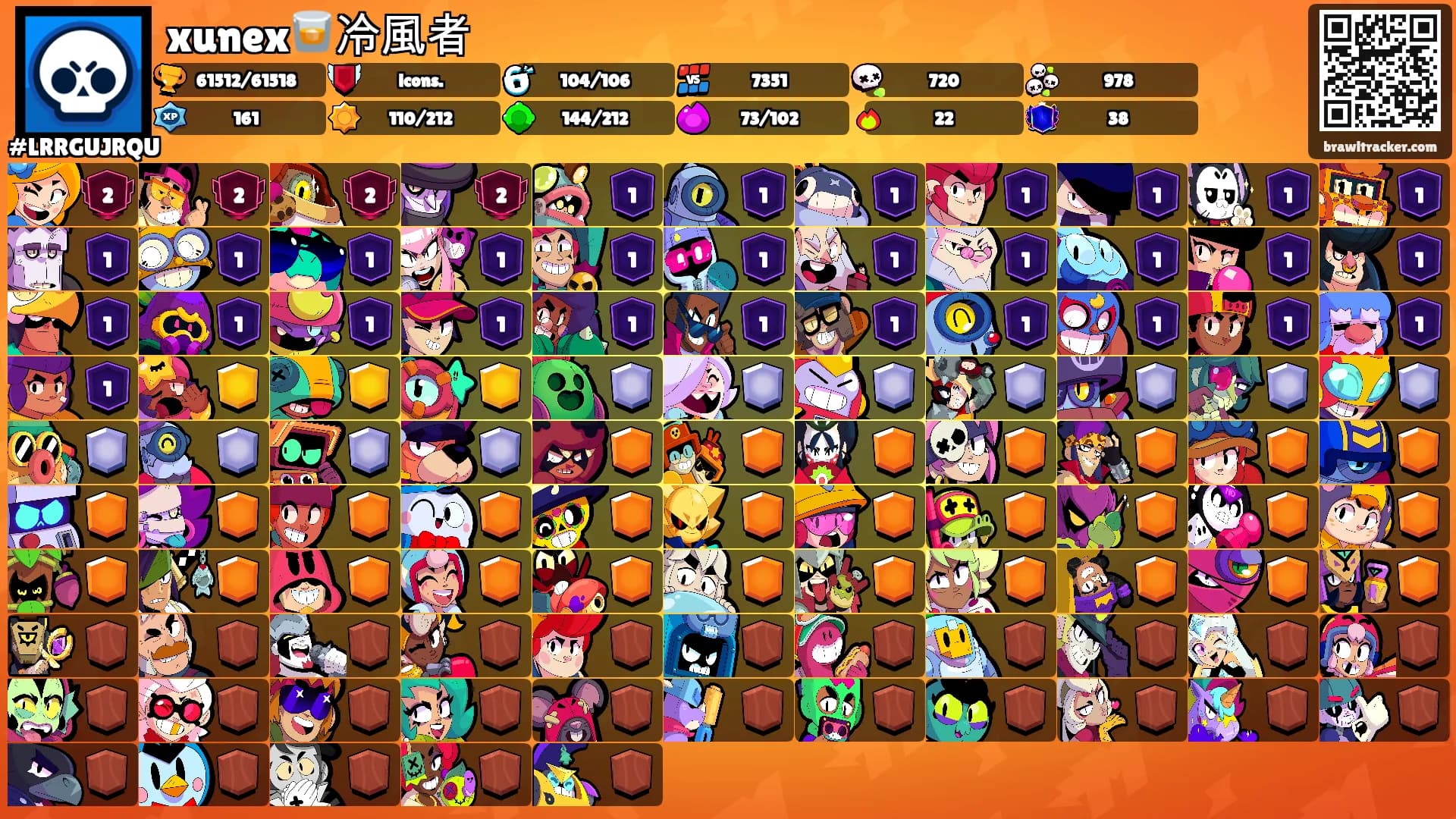 xunex🥃冷風者's Ranks