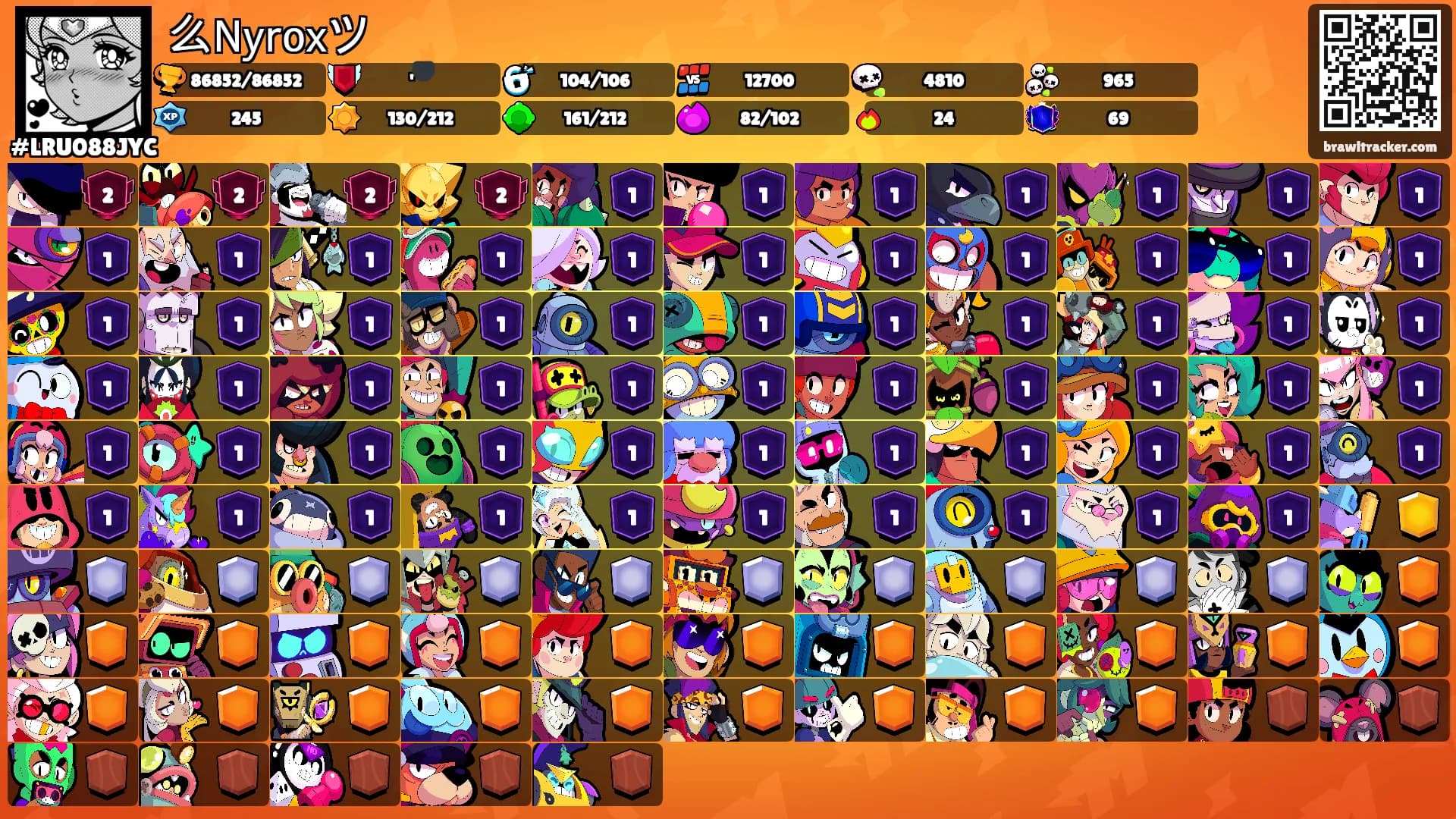 么𝖭𝗒𝗋𝗈𝗑ツ's Ranks