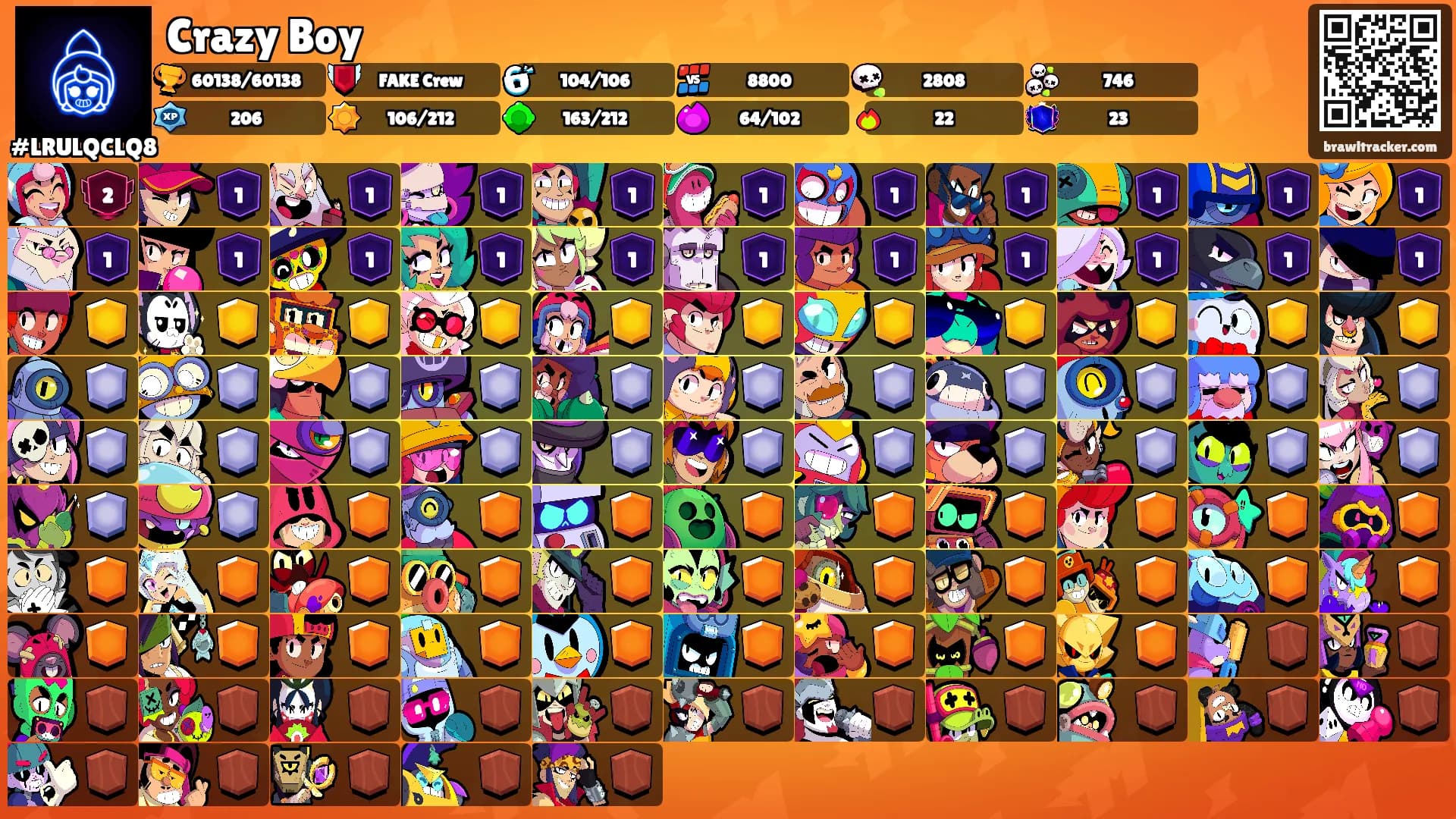 Crazy Boy's Ranks