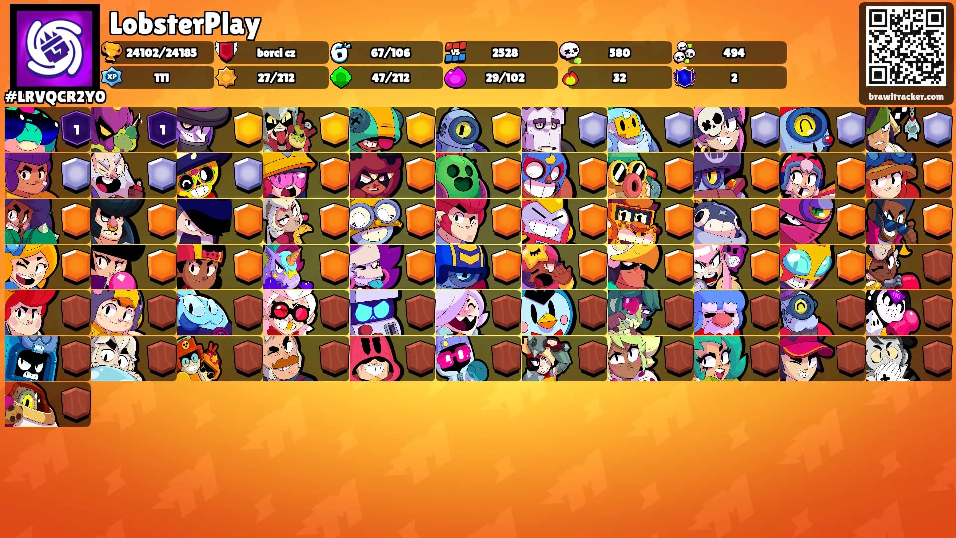 LobsterPlay's Ranks