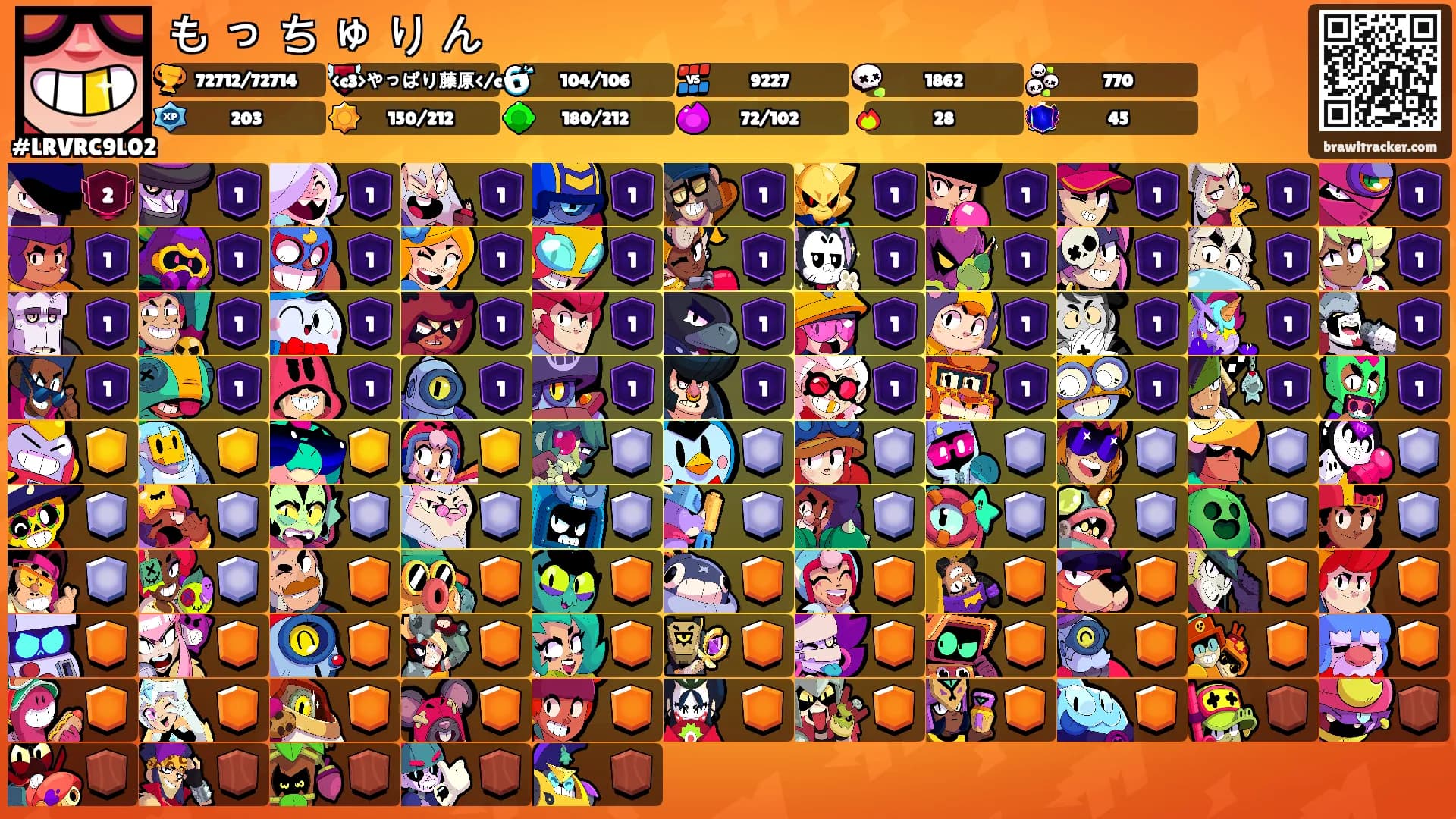 もっちゅりん's Ranks