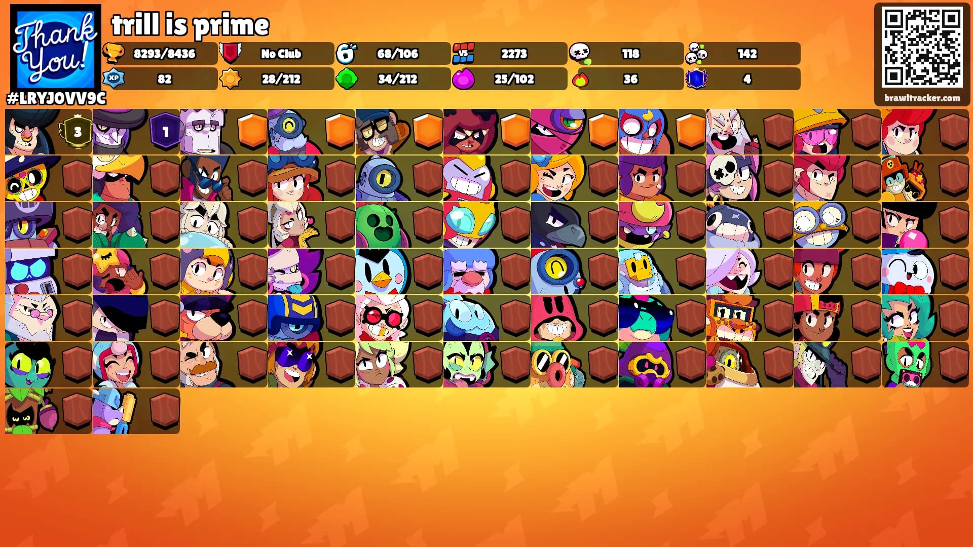trill is prime's Ranks