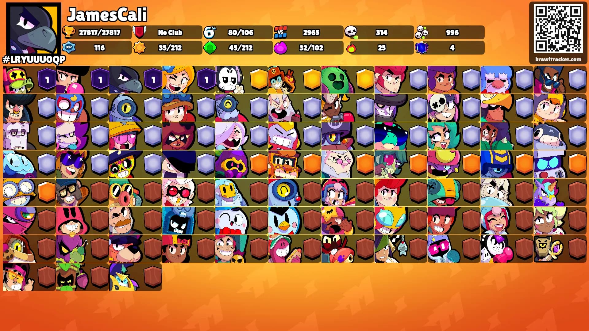 JamesCali's Ranks