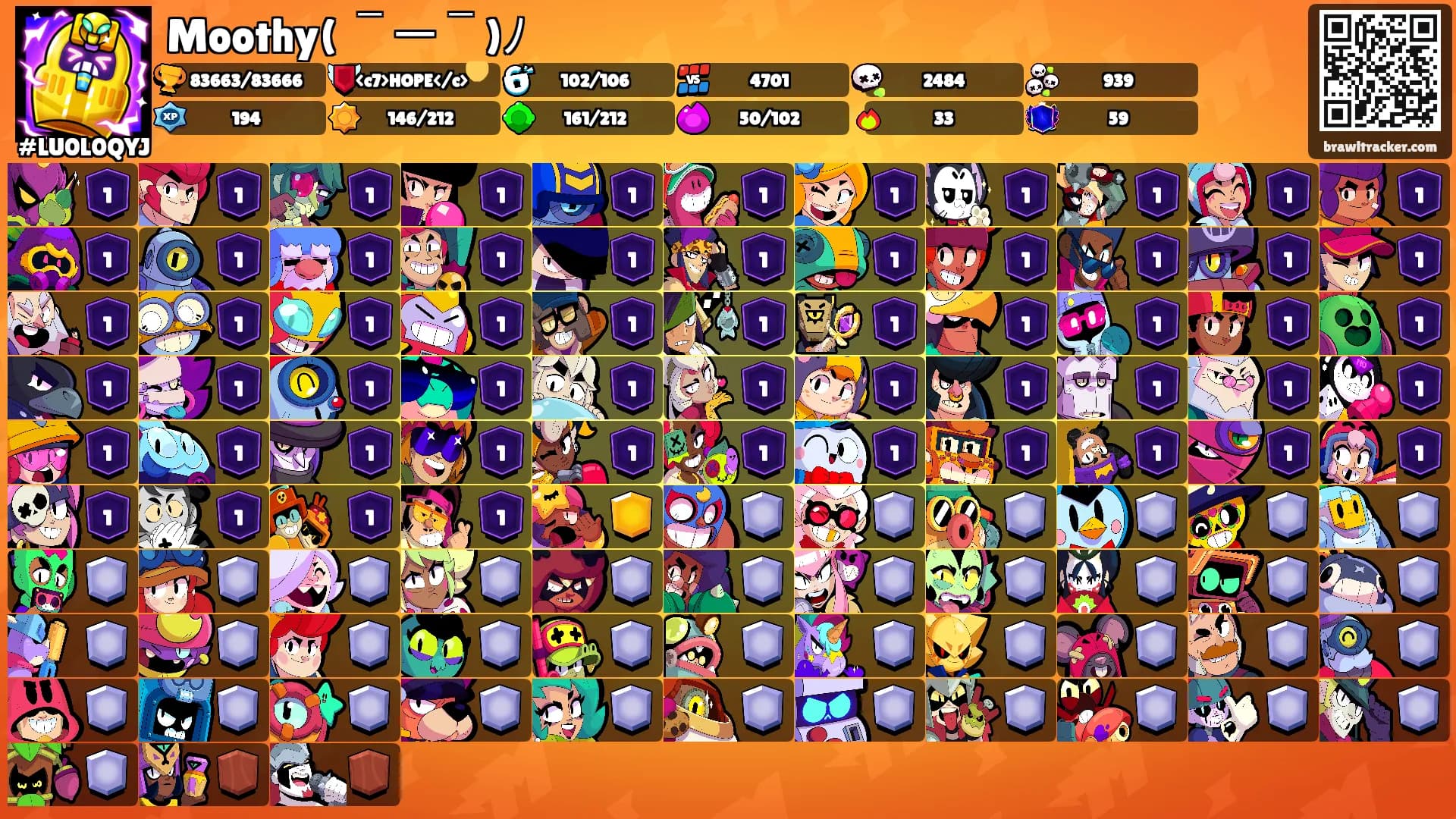 Moothy( ￣ー￣)ﾉ's Ranks