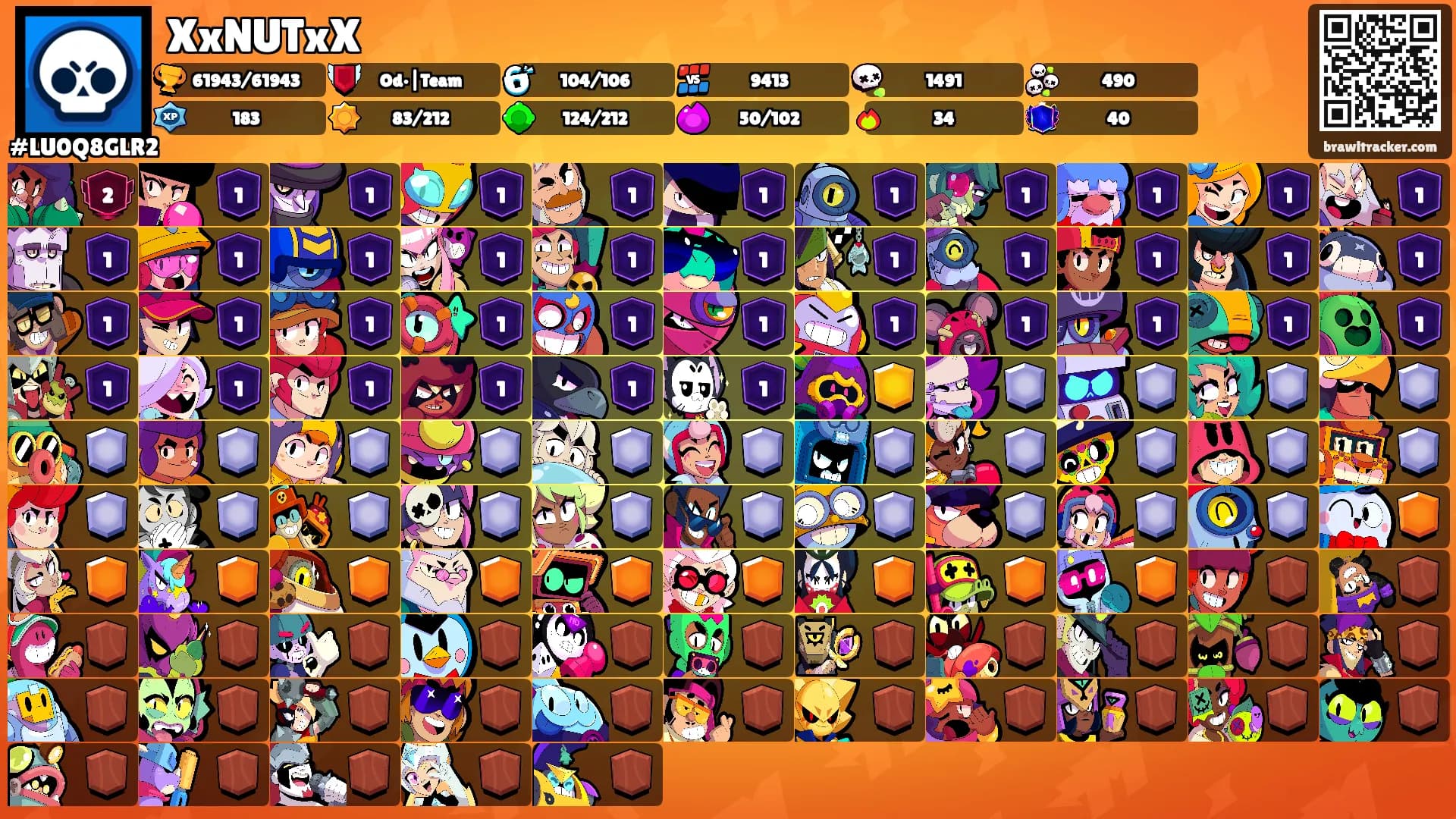 XxNUTxX's Ranks