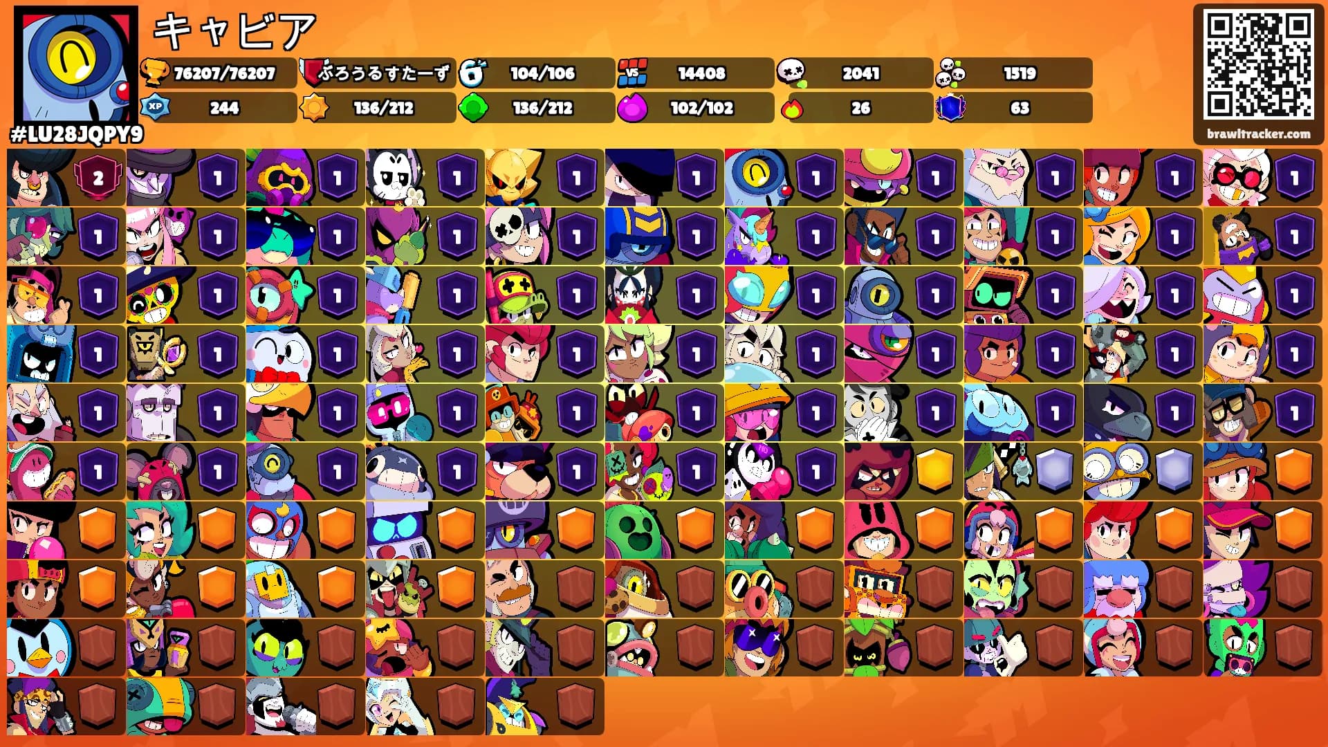 キャビア's Ranks