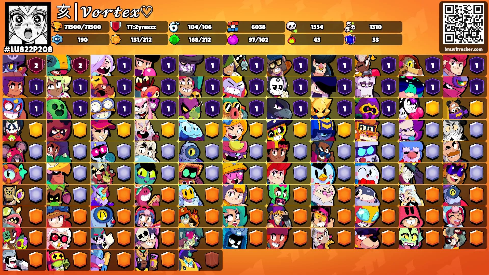 亥|𝓥𝓸𝓻𝓽𝓮𝔁♡'s Ranks