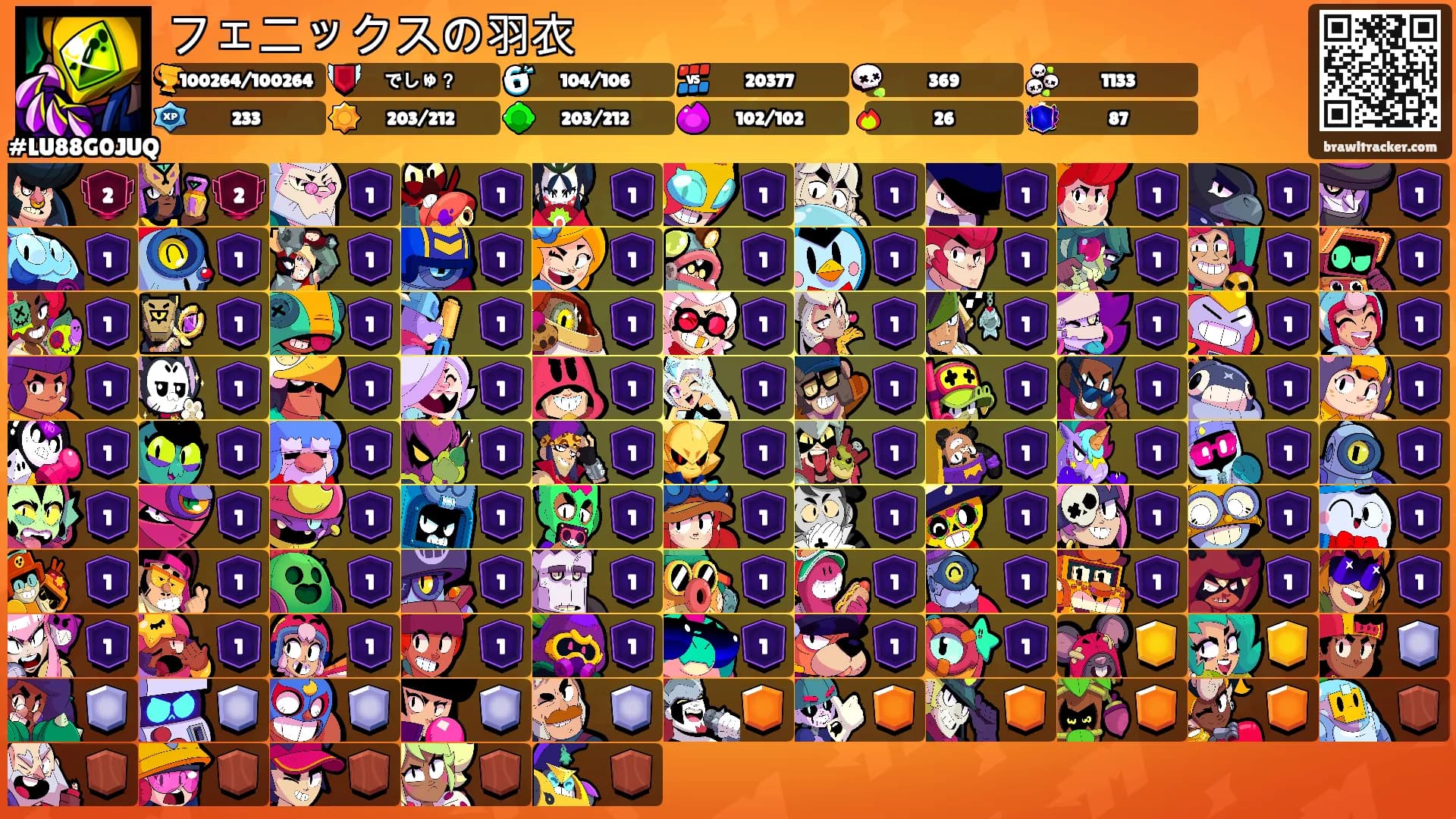 フェニックスの羽衣's Ranks