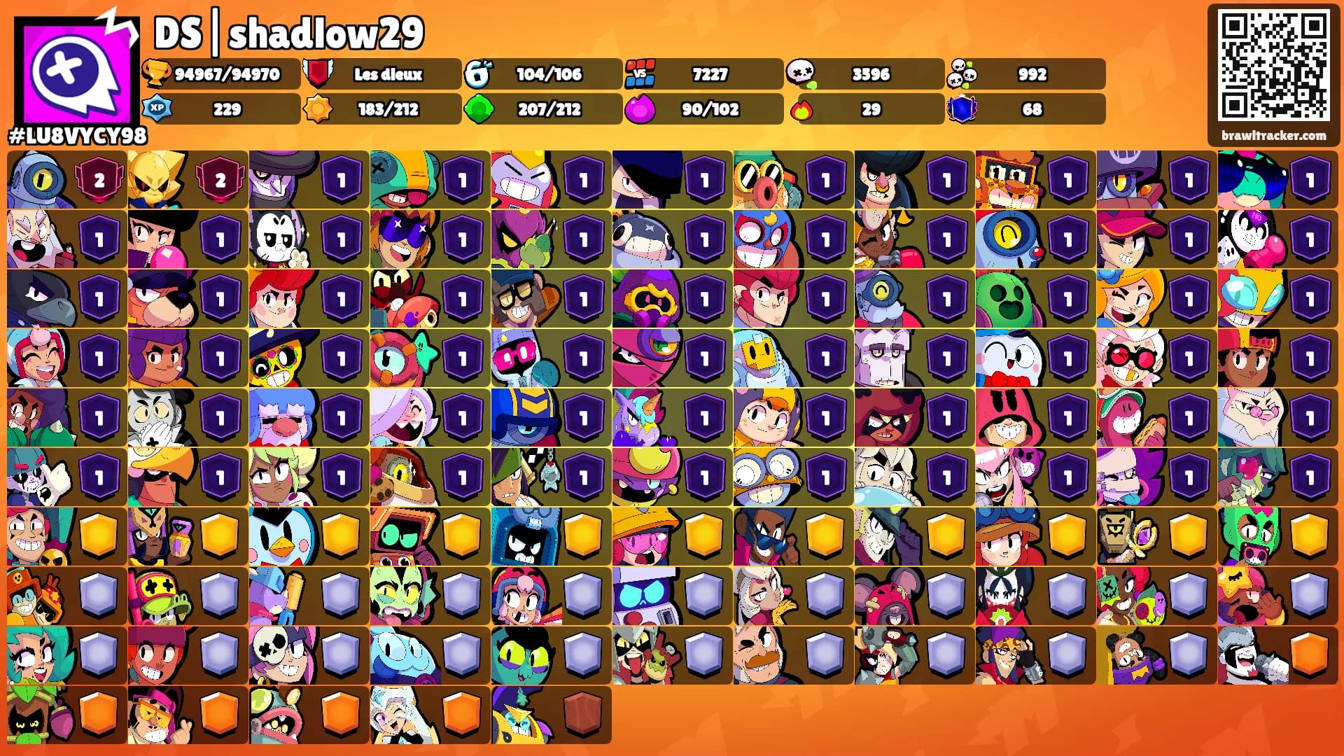 DS|shadlow29's Ranks