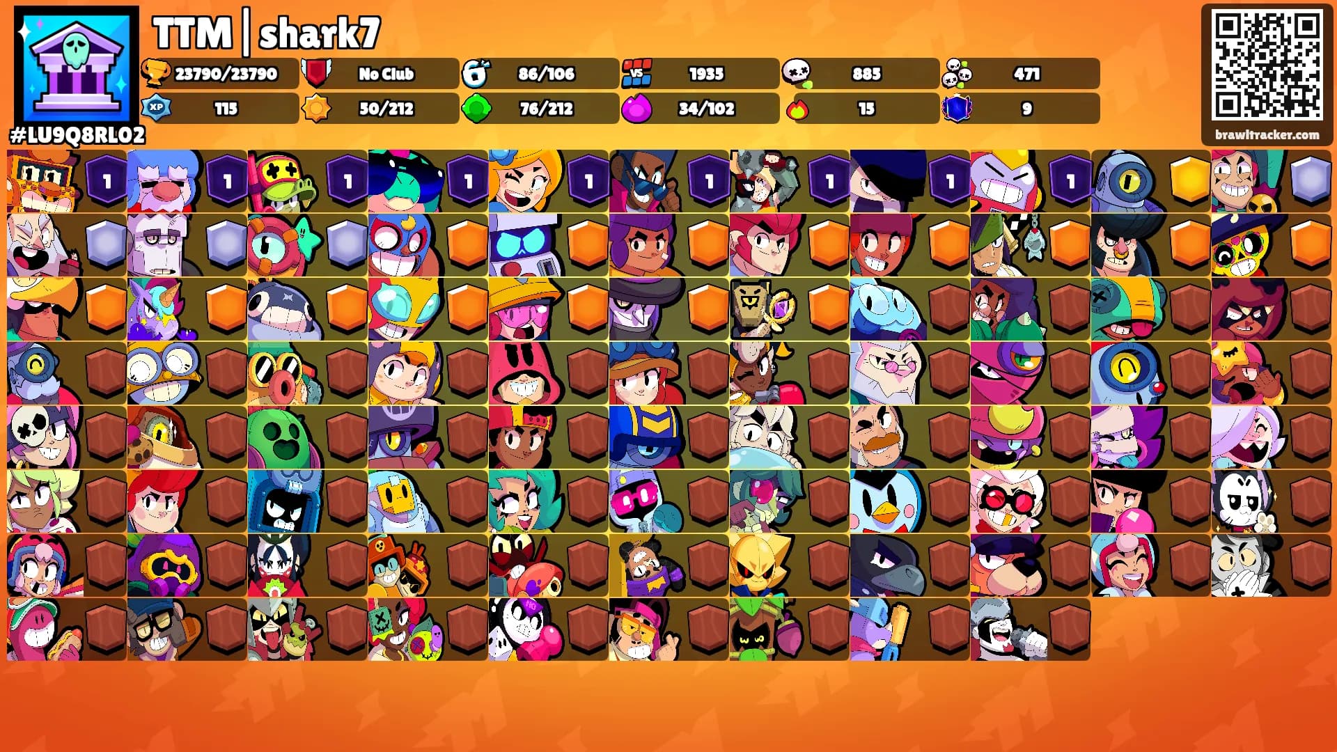 TTM|shark7's Ranks