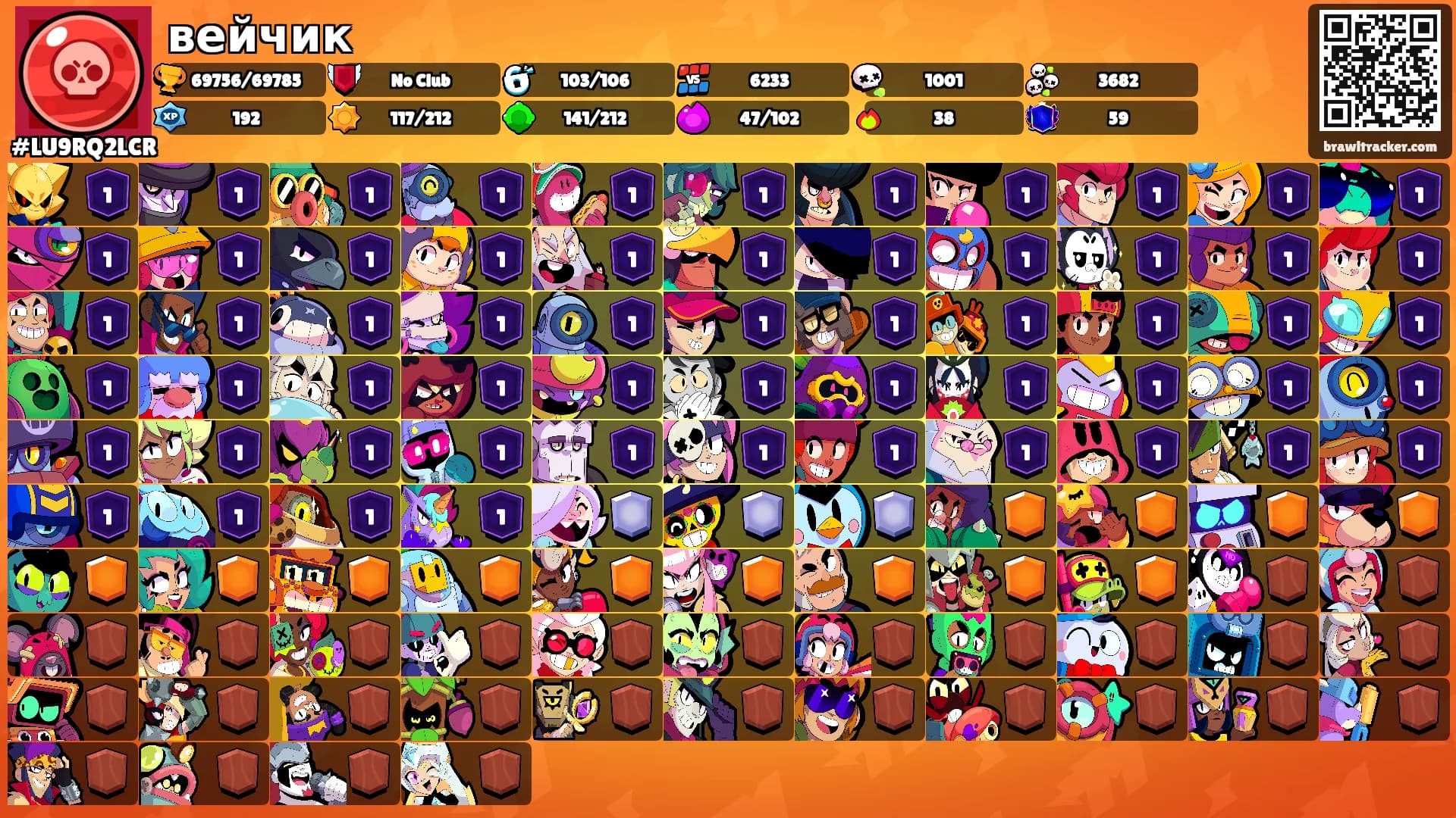вейчик's Ranks